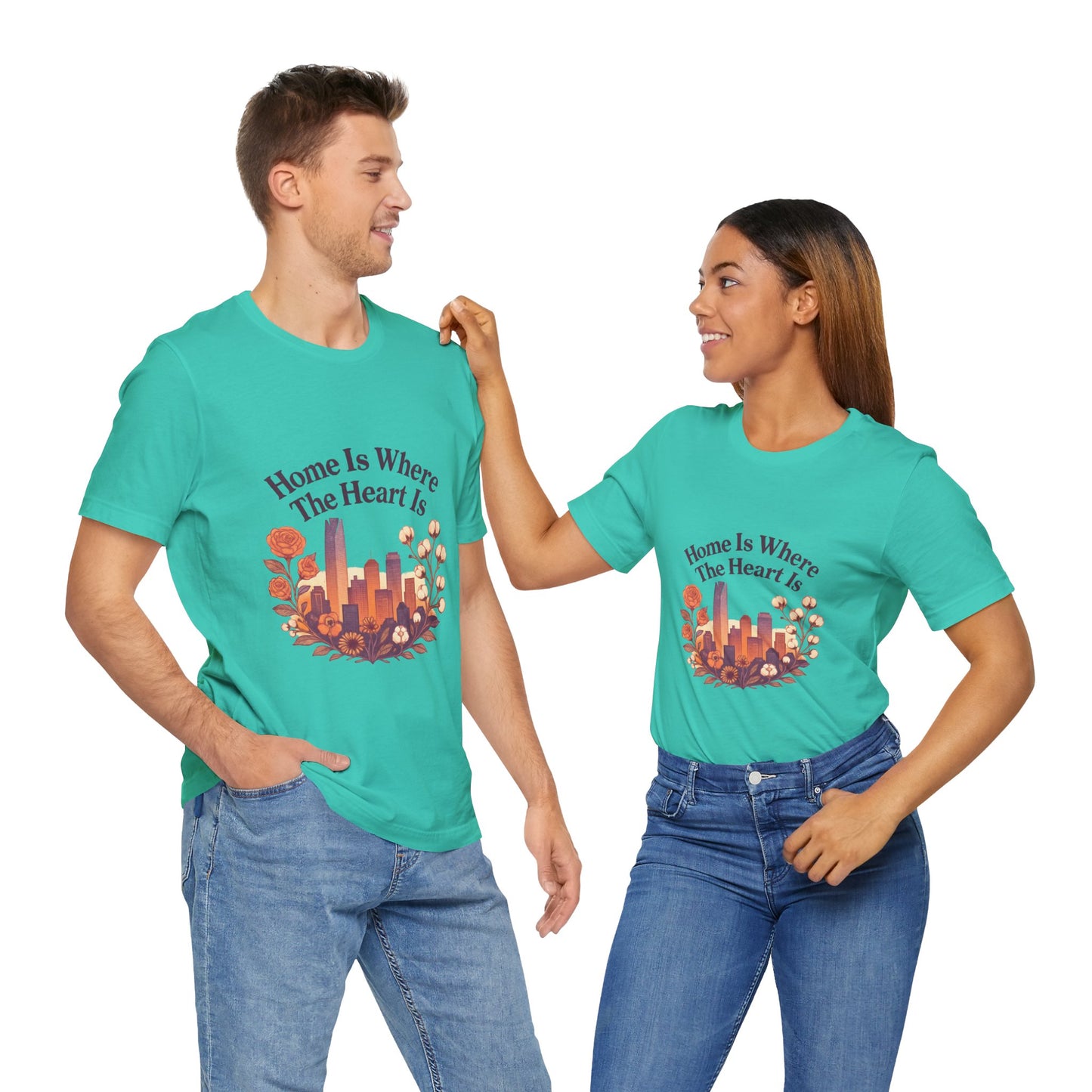 Home Is Where the Heart Is Oklahoma City Shirt | OKC Pride Tee | Oklahoma City Love