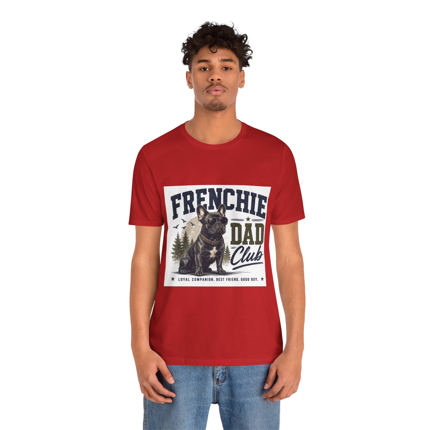 Frenchie Dad Club Shirt, French Bulldog Dad Tee, Dog Dad Gift, French Bulldog Shirt for Men, Father’s Day Frenchie T-Shirt, Dog Lover Graphic Tee