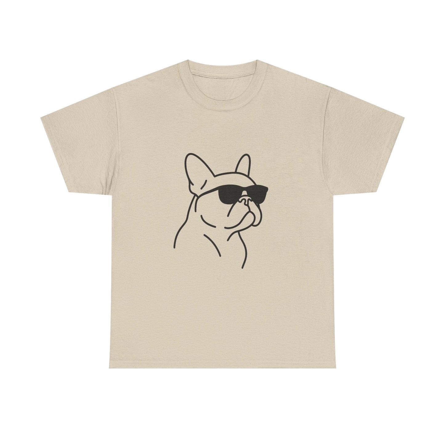 Cool Frenchie Line Art T-Shirt | Minimalist French Bulldog Tee | Dog Lover Gift | Frenchie Mom Shirt | Cute Pet Outline Graphic Tee