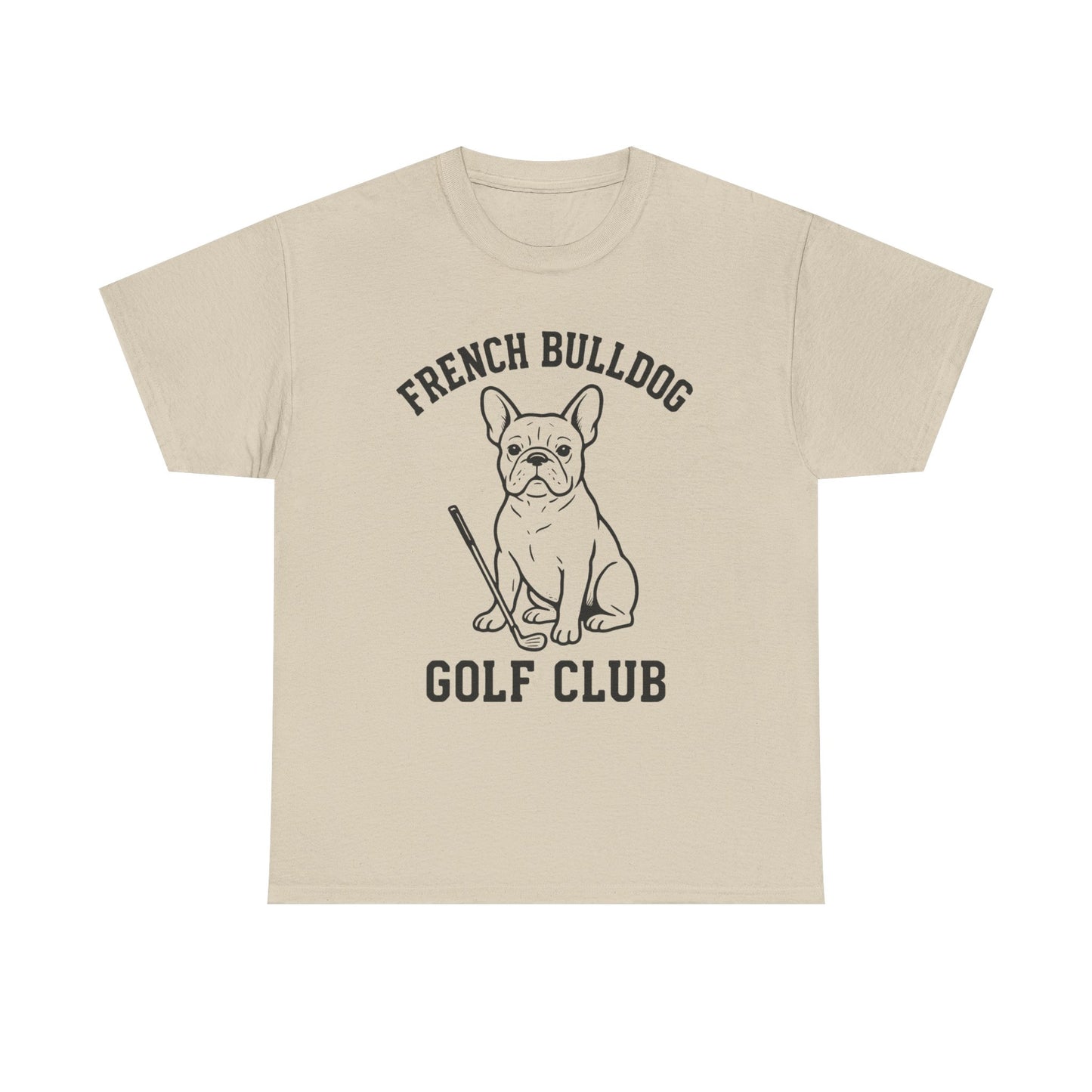French Bulldog Golf Club Shirt | Frenchie Golf Tee | Frenchie Lover Gift | Dog Dad Golf Shirt | Dog Mom Golf Apparel | Retro Line Art Bulldog Tee