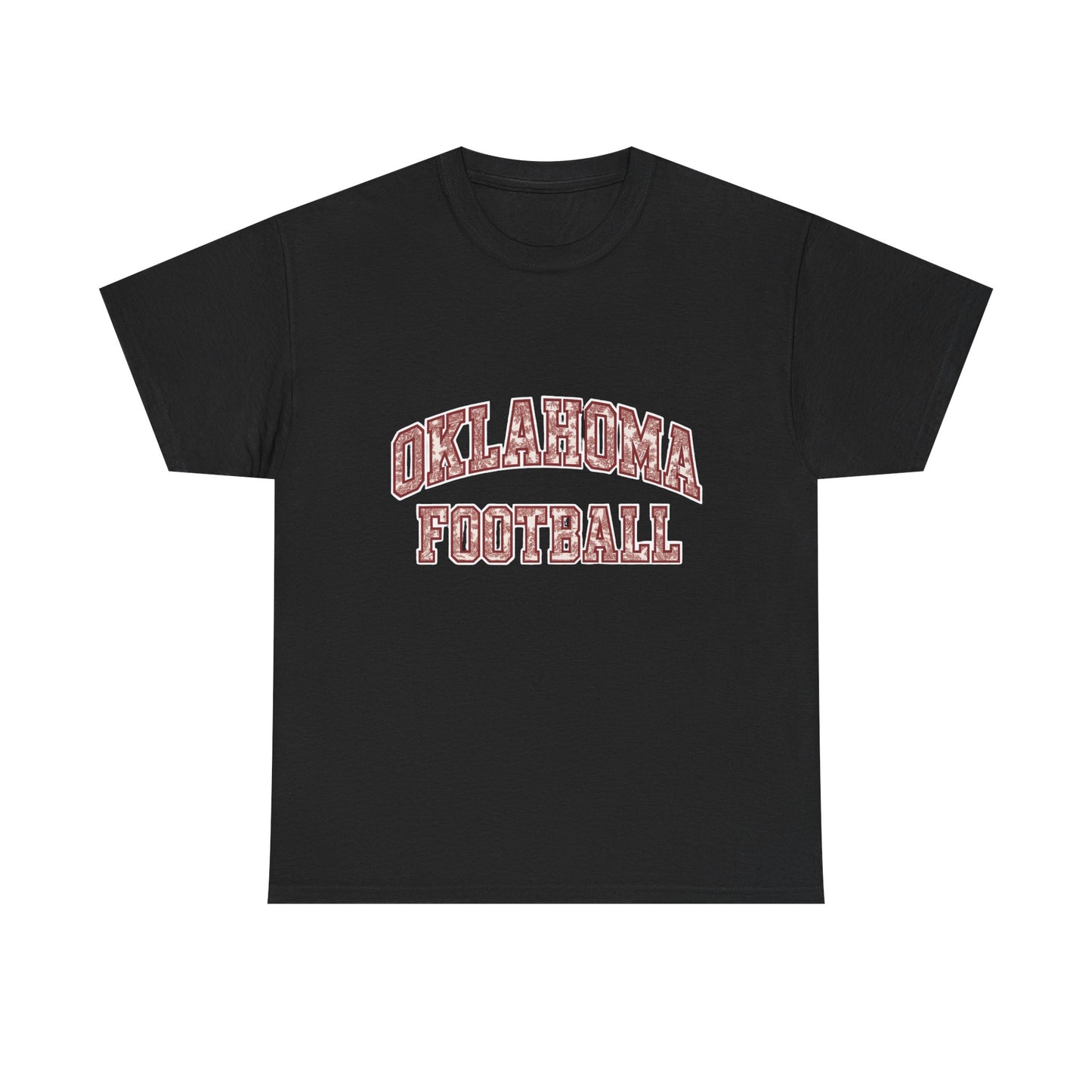 Oklahoma Football T-Shirt – Vintage Collegiate Style OU Game Day Tee, Retro Sports Shirt for Fans and Students