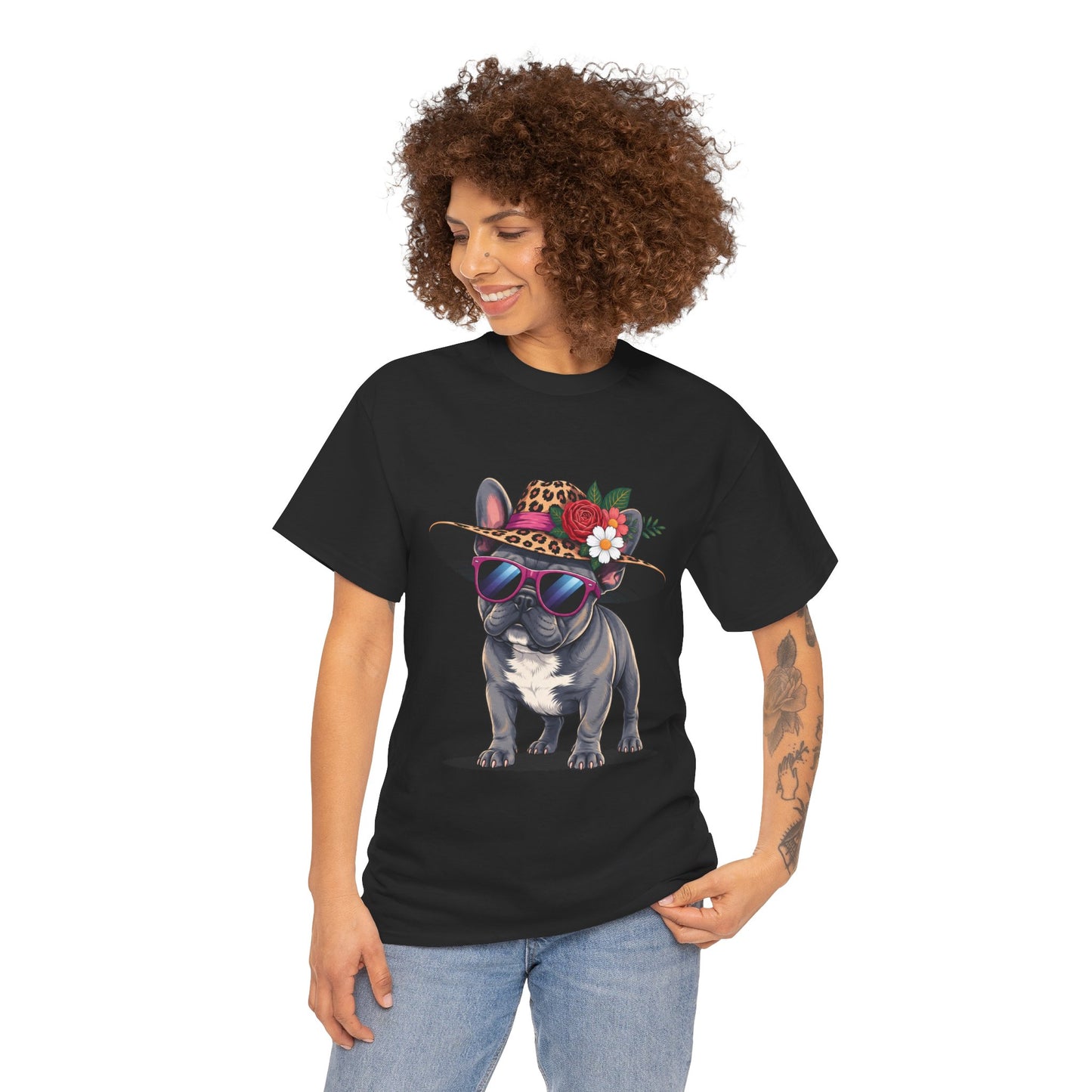 French Bulldog Cowgirl Shirt, Frenchie Cowgirl Tee, Western French Bulldog Shirt, Dog Mom Gift, Cute Frenchie Shirt, Cowgirl Dog Lover Tee, French Bulldog Gift