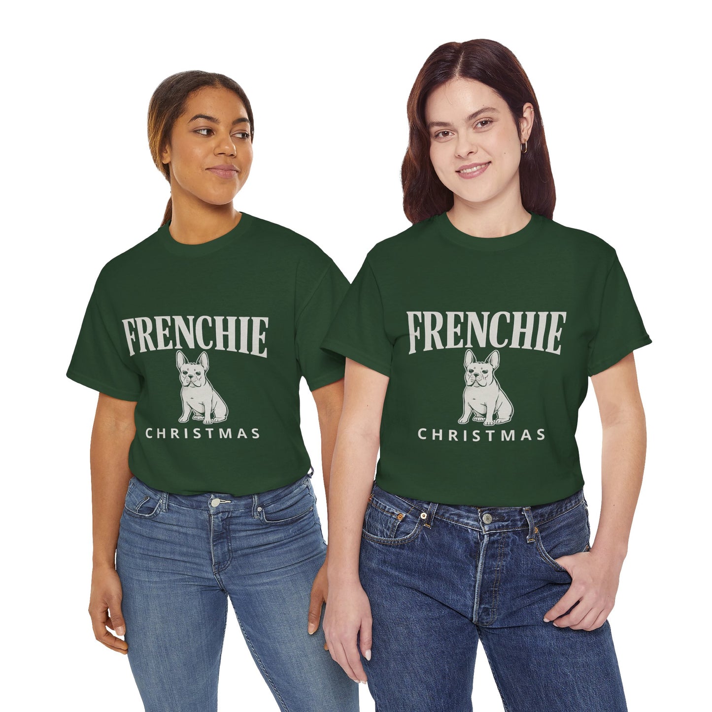 Frenchie Christmas Shirt – Cute French Bulldog Holiday Tee, Vintage Frenchie Christmas Gift, Dog Lover Xmas Graphic Tee, French Bulldog Christmas Apparel