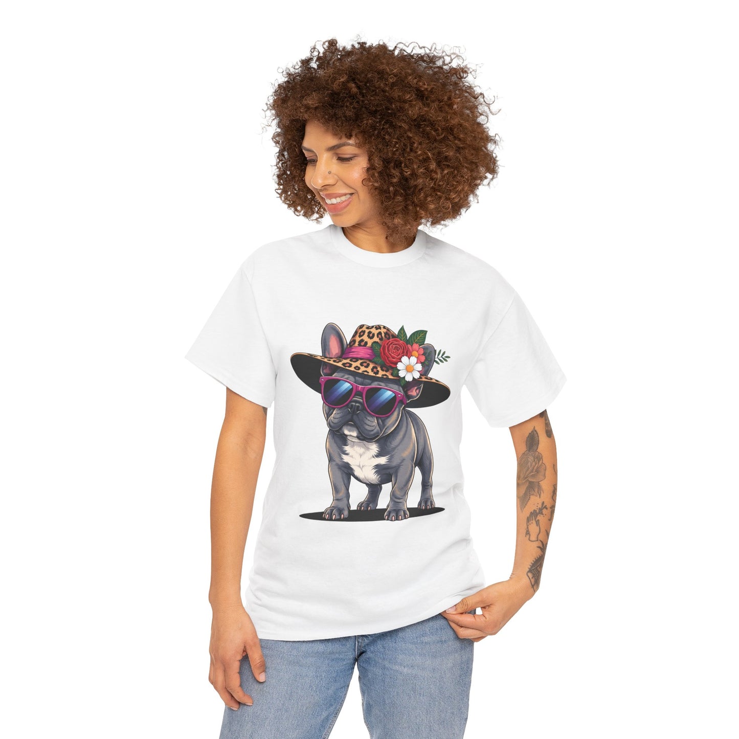 French Bulldog Cowgirl Shirt, Frenchie Cowgirl Tee, Western French Bulldog Shirt, Dog Mom Gift, Cute Frenchie Shirt, Cowgirl Dog Lover Tee, French Bulldog Gift