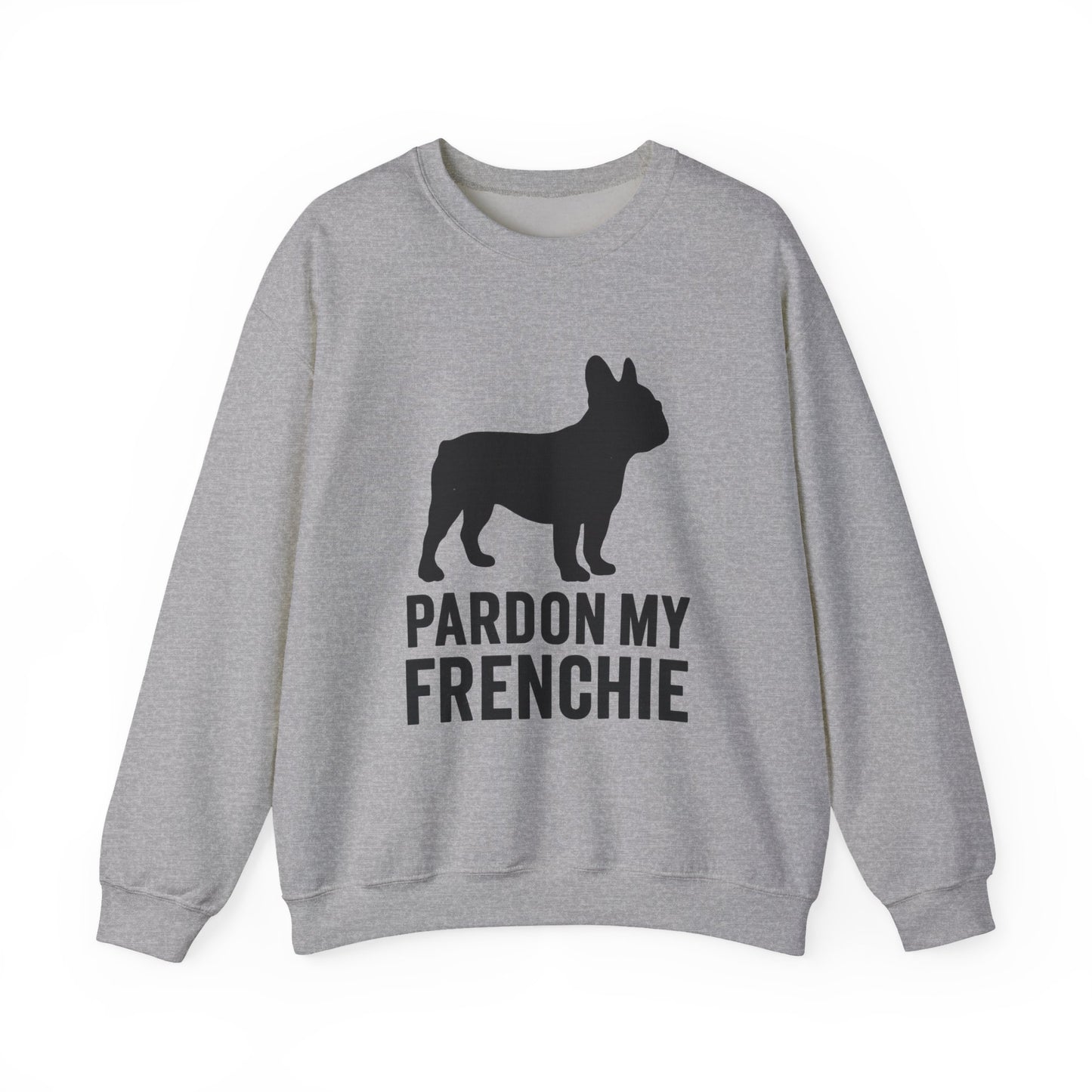 Pardon My Frenchie Pullover | Retro French Bulldog Sweatshirt | Funny Dog Lover Crewneck | Vintage Graphic Frenchie Sweater for Her or Him