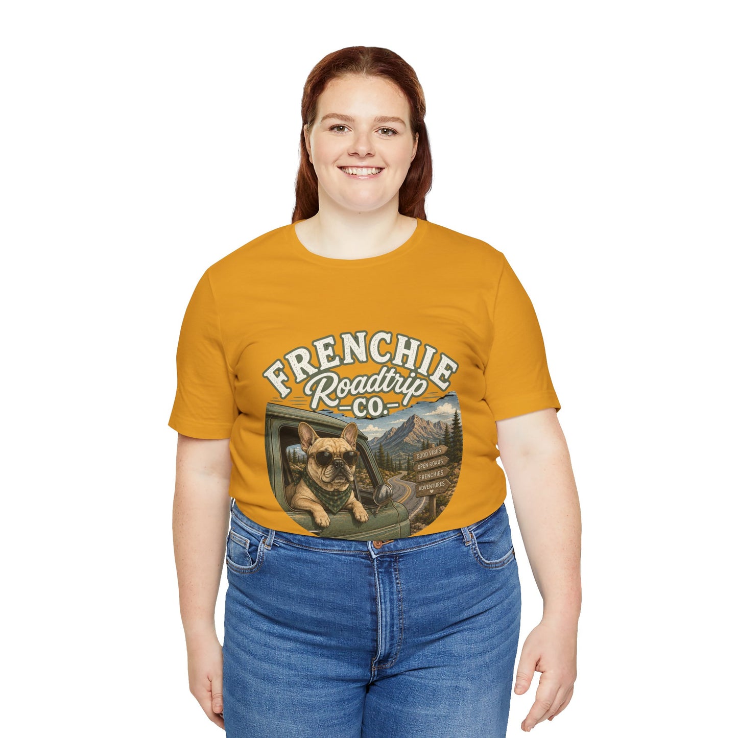 Frenchie Roadtrip Co Shirt, French Bulldog Road Trip Tee, Adventure Frenchie Shirt, Camping Dog Shirt, Travel Lover Gift, Vintage French Bulldog Tee, Outdoor Dog Apparel