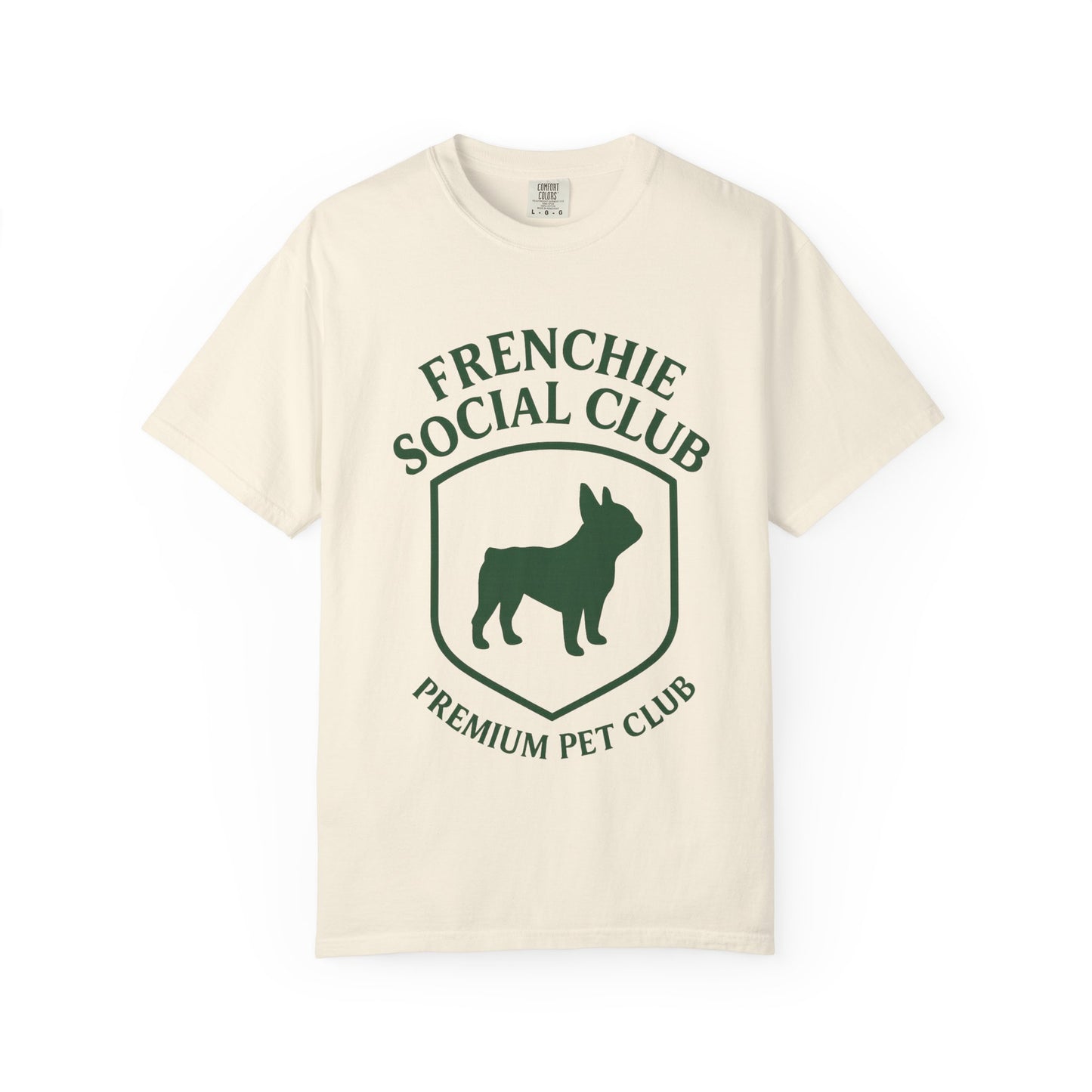 French Bulldog Club T-Shirt | Unisex Frenchie Graphic Tee | Retro Dog Lover Shirt | Minimal Country Club Style Frenchie Gift