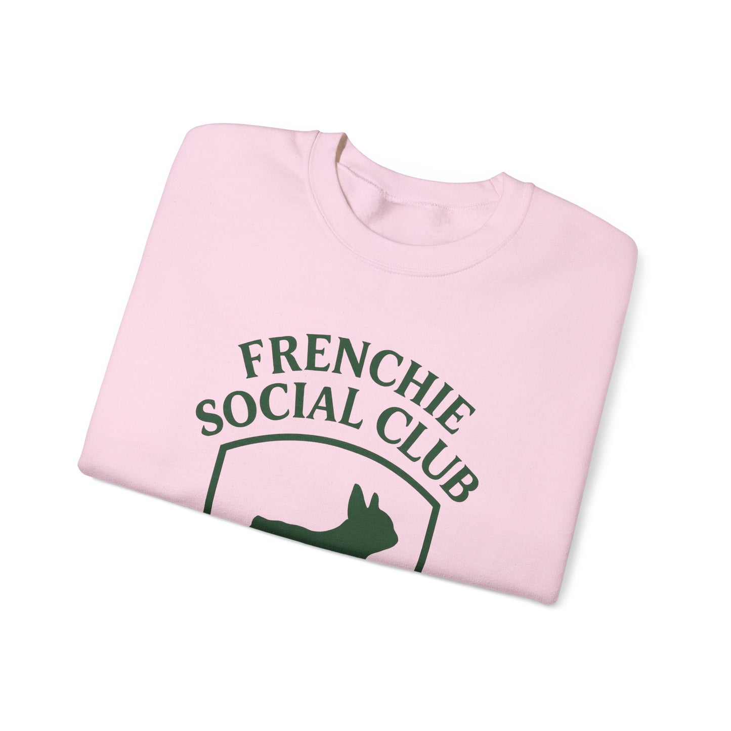 French Bulldog Club Sweatshirt | Retro Frenchie Pullover | Unisex Dog Lover Crewneck | Minimal Country Club Style Frenchie Sweater