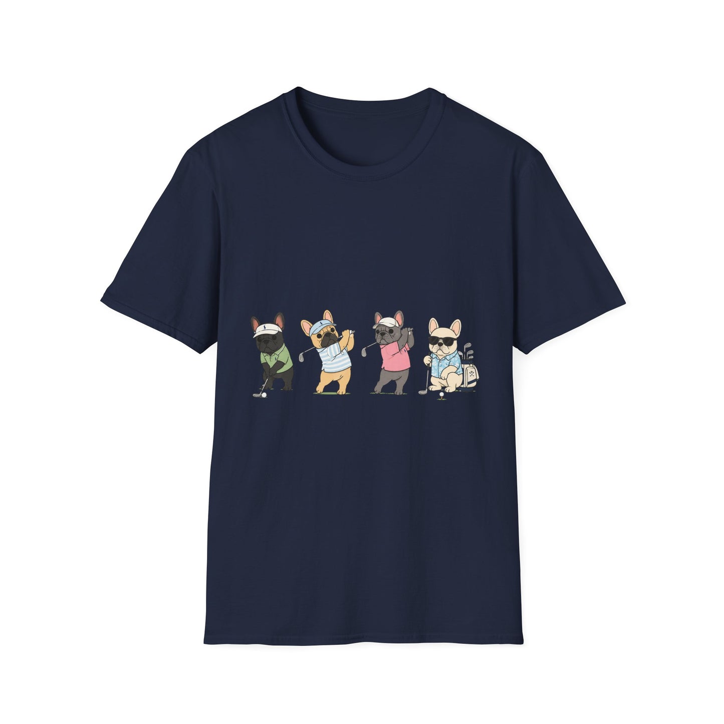 Frenchie Golf Shirt, French Bulldog Golf Tee, Funny Golfer Dog Shirt, Golf Lover Gift, Frenchie Country Club Shirt, Dog Dad Golf Tee