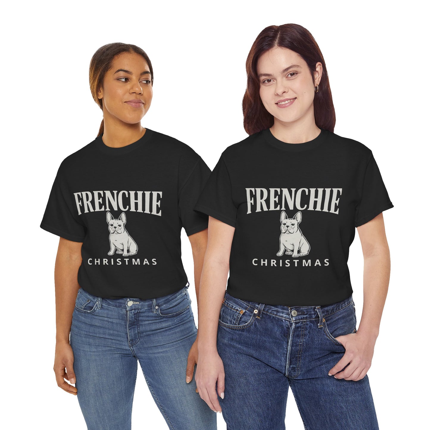 Frenchie Christmas Shirt – Cute French Bulldog Holiday Tee, Vintage Frenchie Christmas Gift, Dog Lover Xmas Graphic Tee, French Bulldog Christmas Apparel