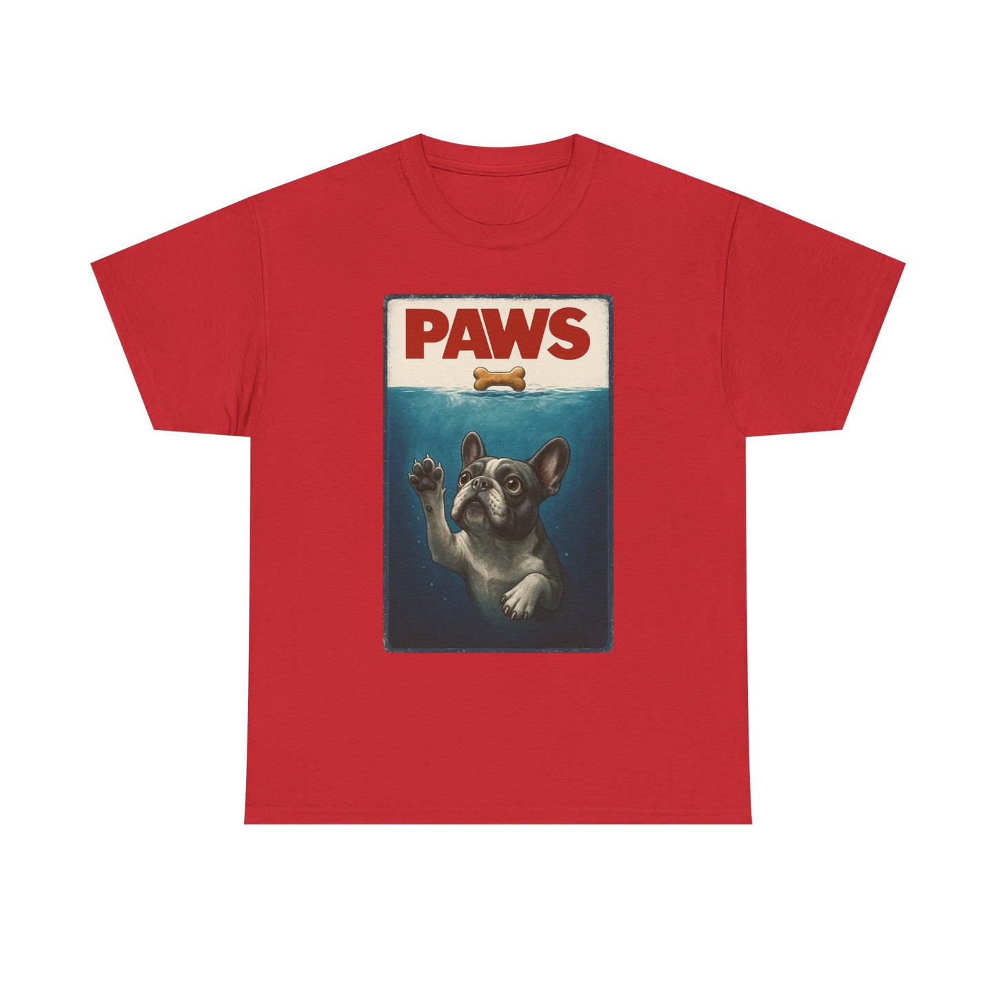 PAWS Frenchie Shirt | Funny French Bulldog Parody Tee | Dog Lover Novelty T-Shirt | Cute Frenchie Graphic | Unique Gift for Frenchie Owners