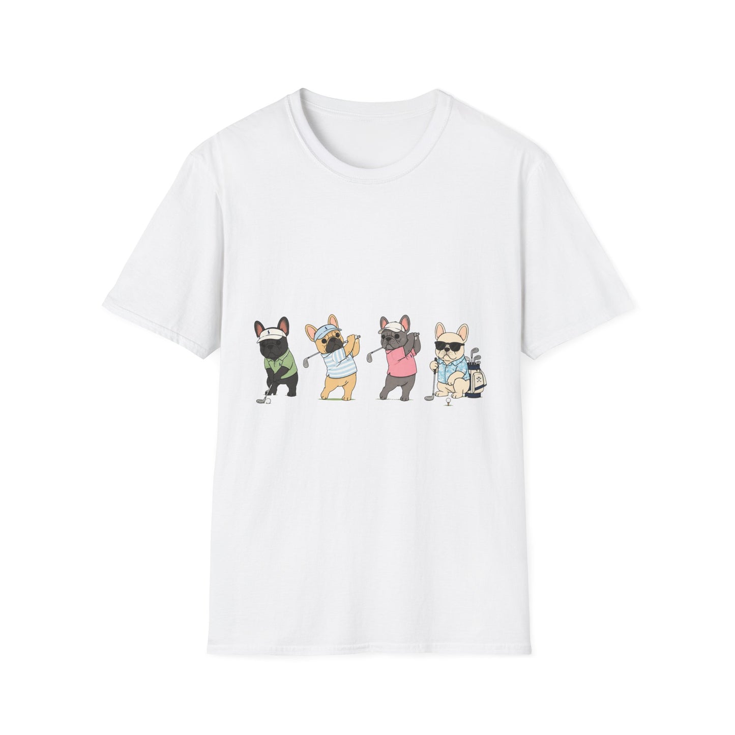 Frenchie Golf Shirt, French Bulldog Golf Tee, Funny Golfer Dog Shirt, Golf Lover Gift, Frenchie Country Club Shirt, Dog Dad Golf Tee