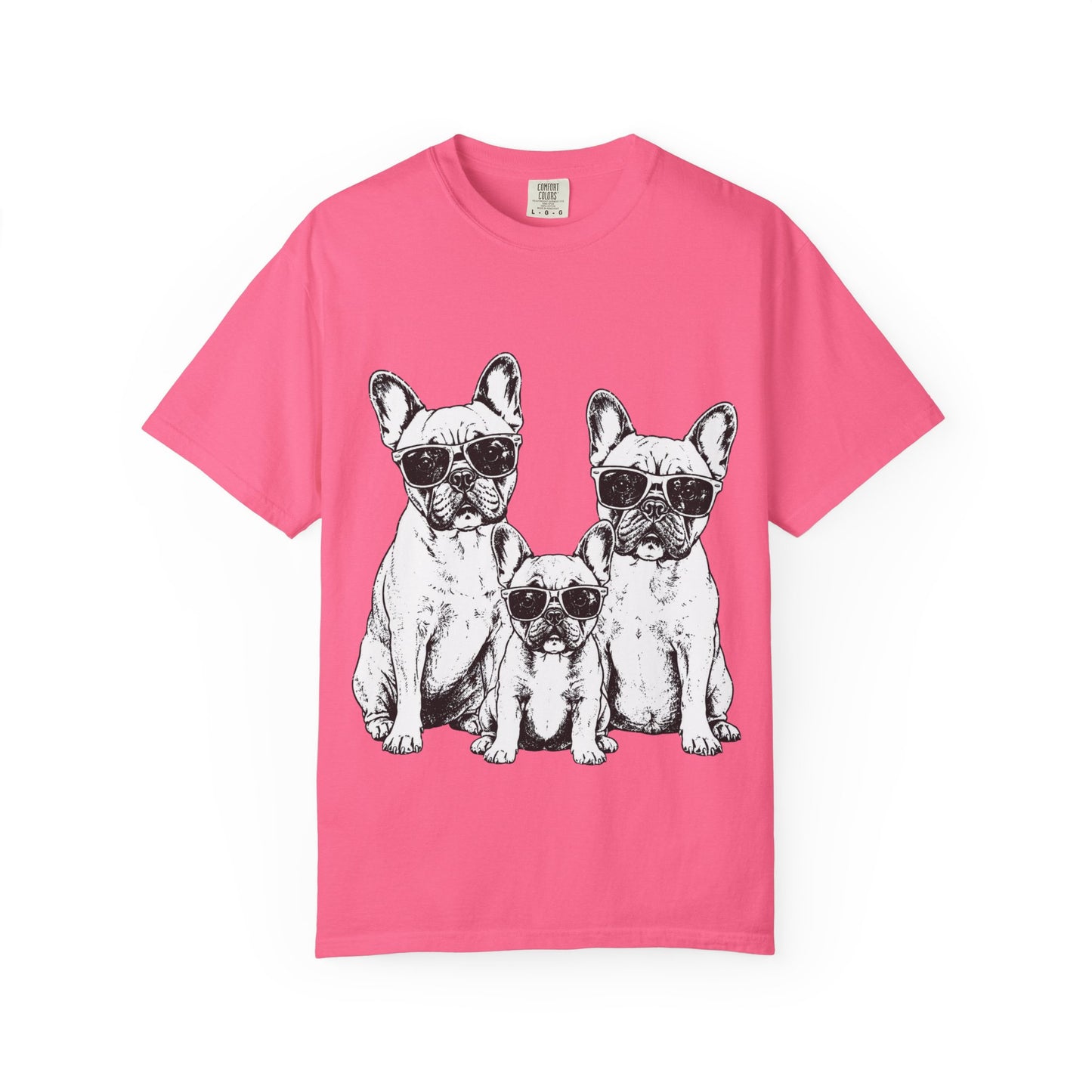 French Bulldog Family Shirt, Frenchie Family Tee, Cool French Bulldogs Sunglasses Shirt, Dog Mom Gift, Dog Dad Gift, Frenchie Lover Shirt, Cute Dog Graphic Tee