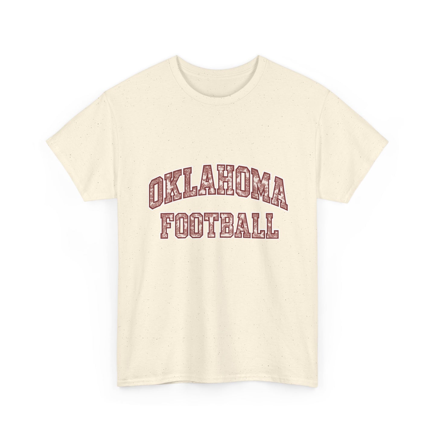 Oklahoma Football T-Shirt – Vintage Collegiate Style OU Game Day Tee, Retro Sports Shirt for Fans and Students
