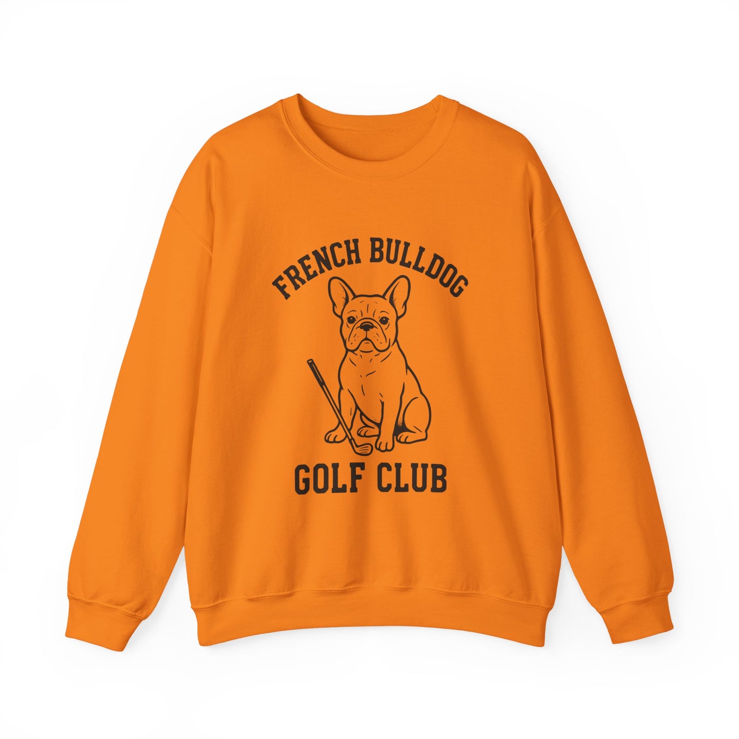 French Bulldog Golf Club Sweatshirt | Frenchie Golf Crewneck | Cute Dog Golfer Sweater | Frenchie Lover Gift | Golf Dog Apparel | Pet Lover Pullover