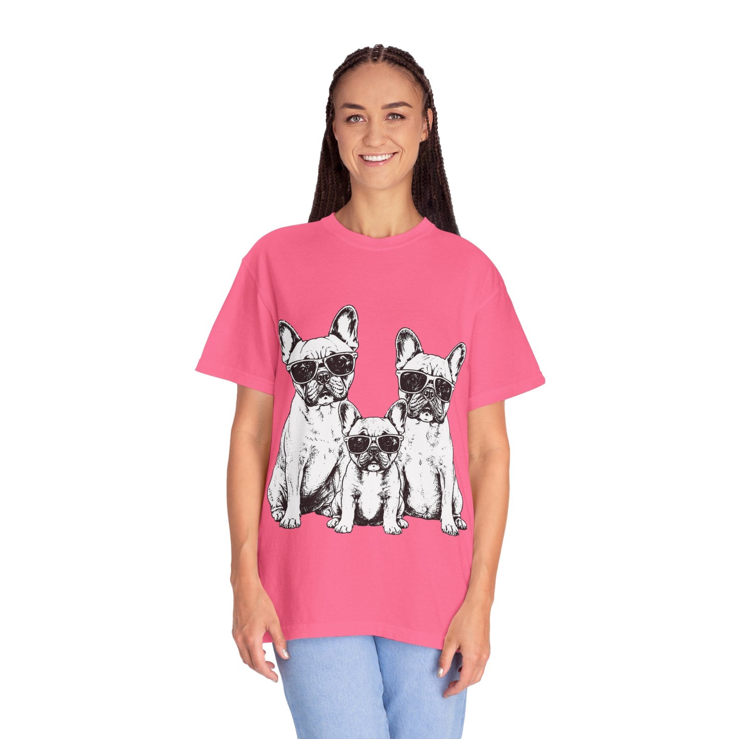 French Bulldog Family Shirt, Frenchie Family Tee, Cool French Bulldogs Sunglasses Shirt, Dog Mom Gift, Dog Dad Gift, Frenchie Lover Shirt, Cute Dog Graphic Tee