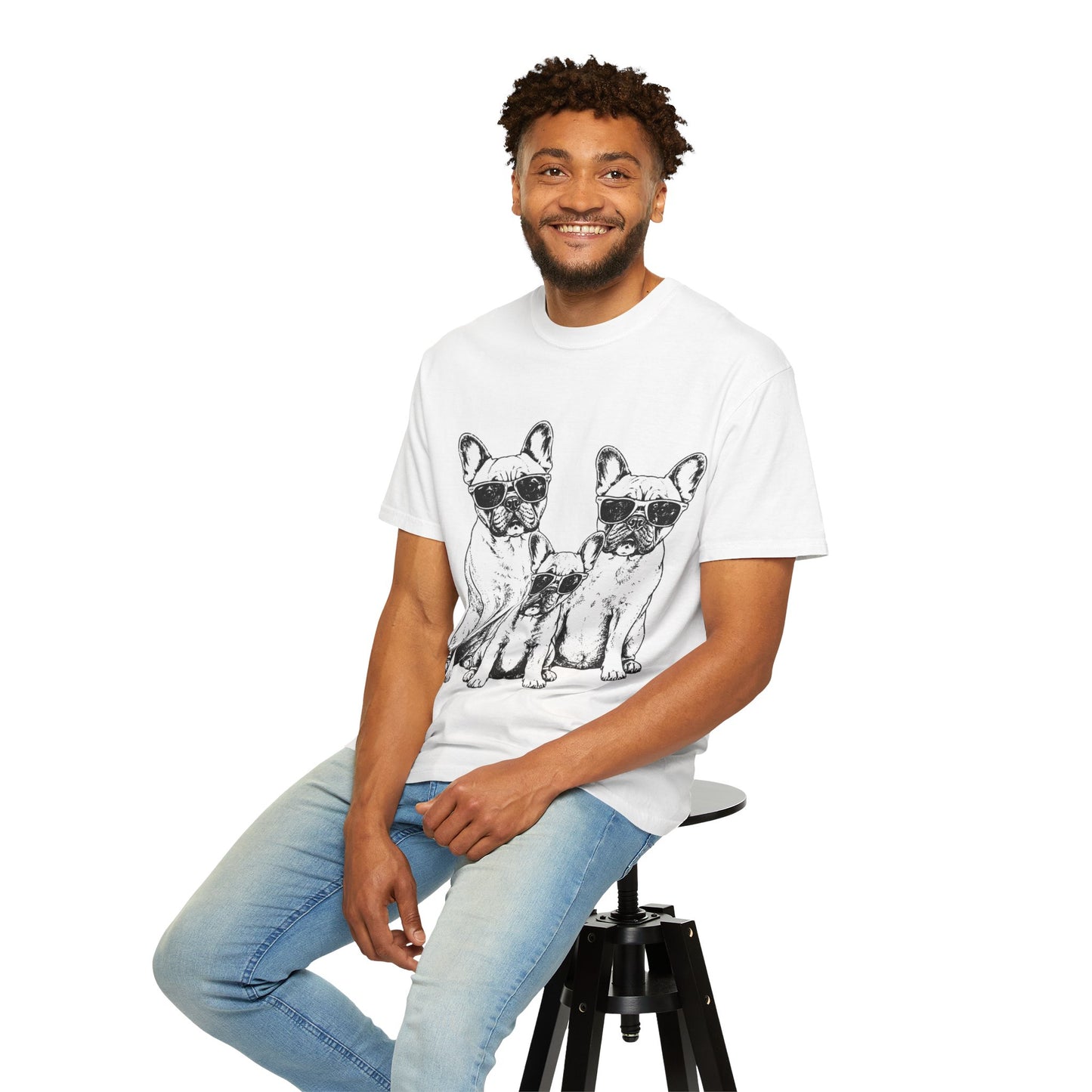 French Bulldog Family Shirt, Frenchie Family Tee, Cool French Bulldogs Sunglasses Shirt, Dog Mom Gift, Dog Dad Gift, Frenchie Lover Shirt, Cute Dog Graphic Tee