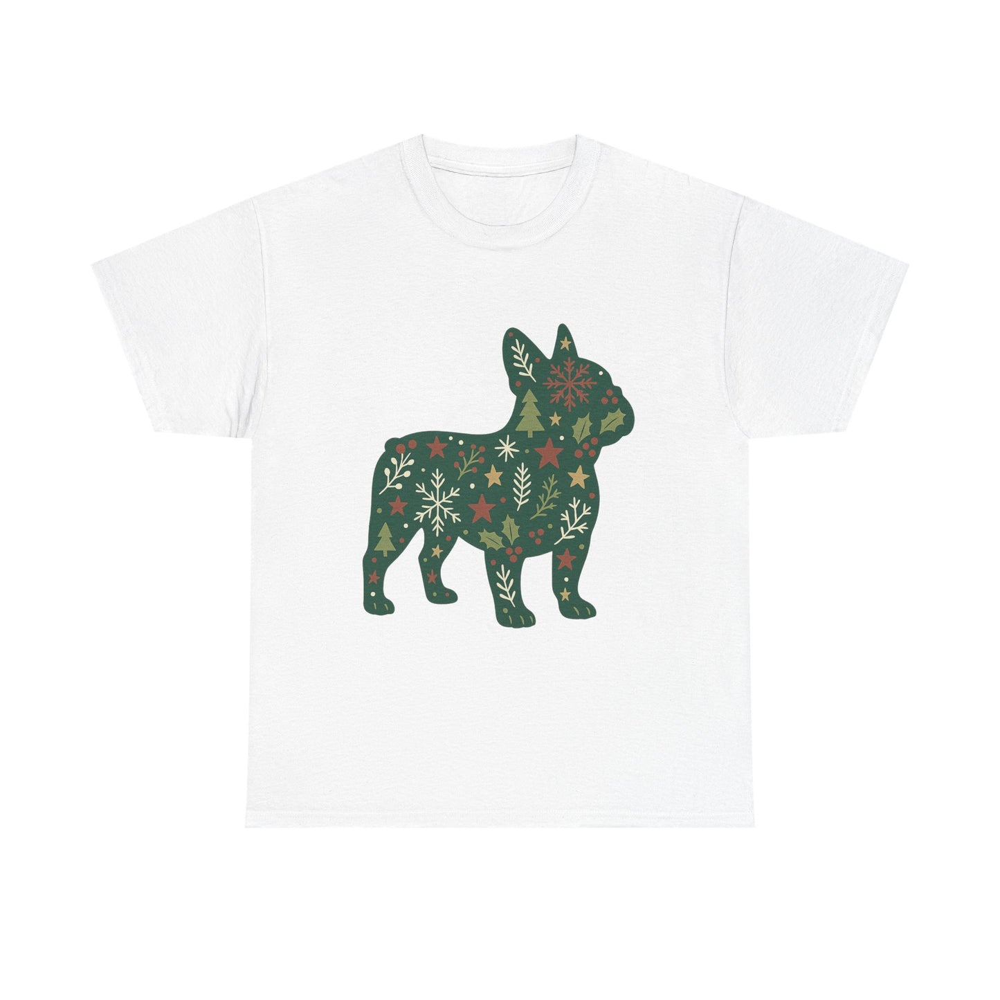 Christmas Frenchie Sweatshirt | Holiday French Bulldog Silhouette | Festive Dog Lover Gift | Cute Winter Frenchie Apparel