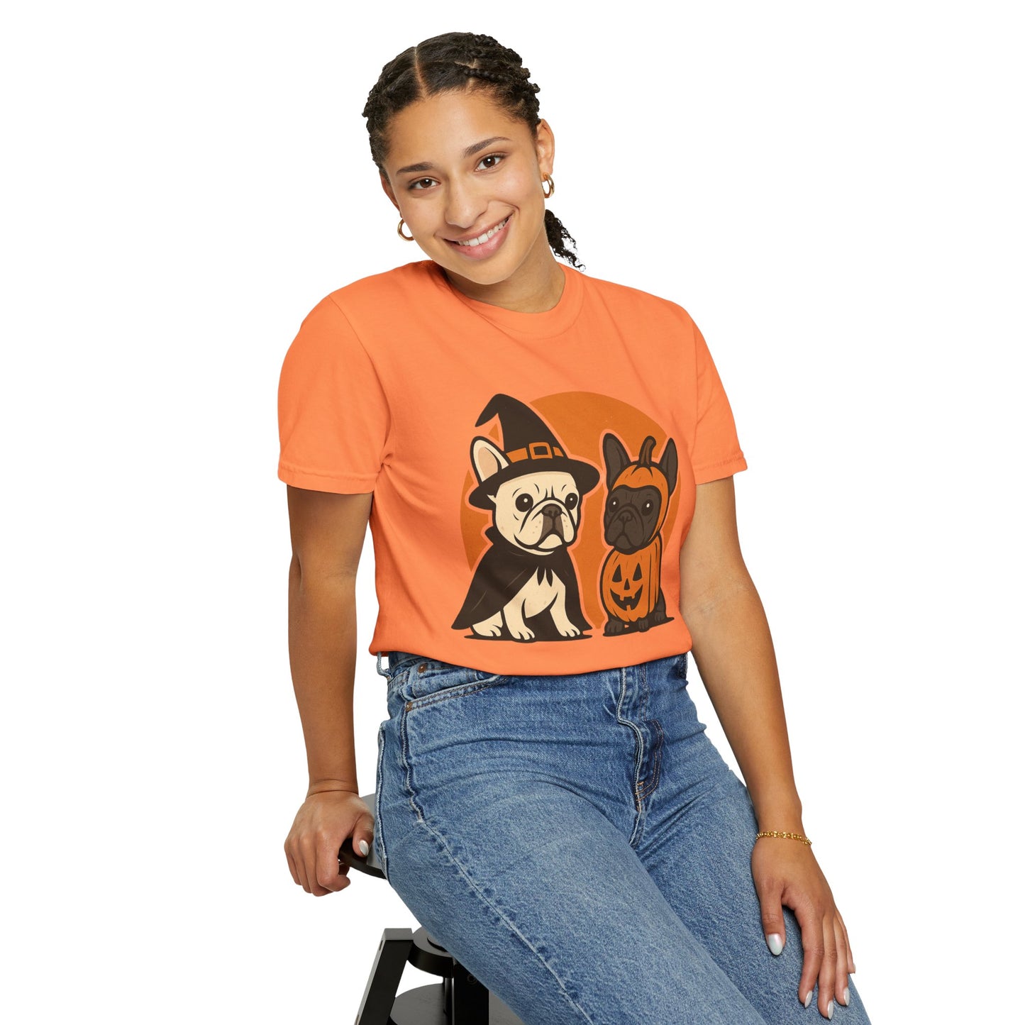French Bulldog Halloween T-Shirt | Cute Spooky Frenchie Tee | Funny Dog Lover Shir