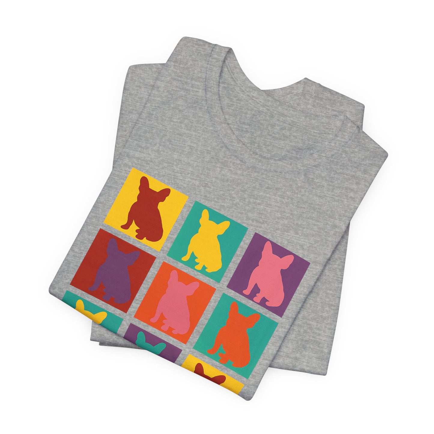 In My Frenchie Era T-Shirt | Andy Warhol Pop Art French Bulldog Tee | Retro Colorful Dog Lover Shirt | Cute Frenchie Graphic Gift