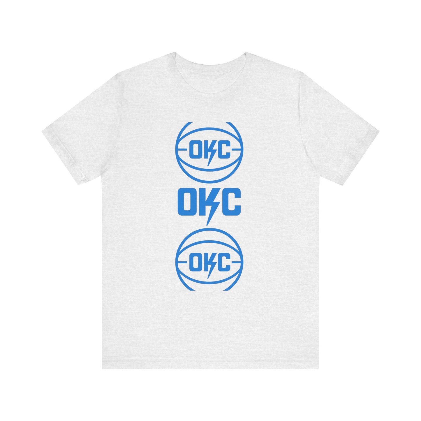 OKC Basketball T-Shirt | Oklahoma Basketball Inspired Tee | Retro Thunder Fan Shirt | Orange and Blue Game Day Graphic Tee