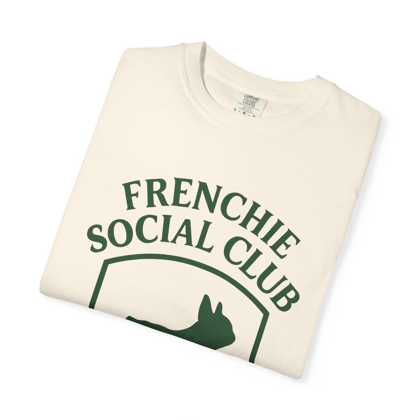 French Bulldog Club T-Shirt | Unisex Frenchie Graphic Tee | Retro Dog Lover Shirt | Minimal Country Club Style Frenchie Gift