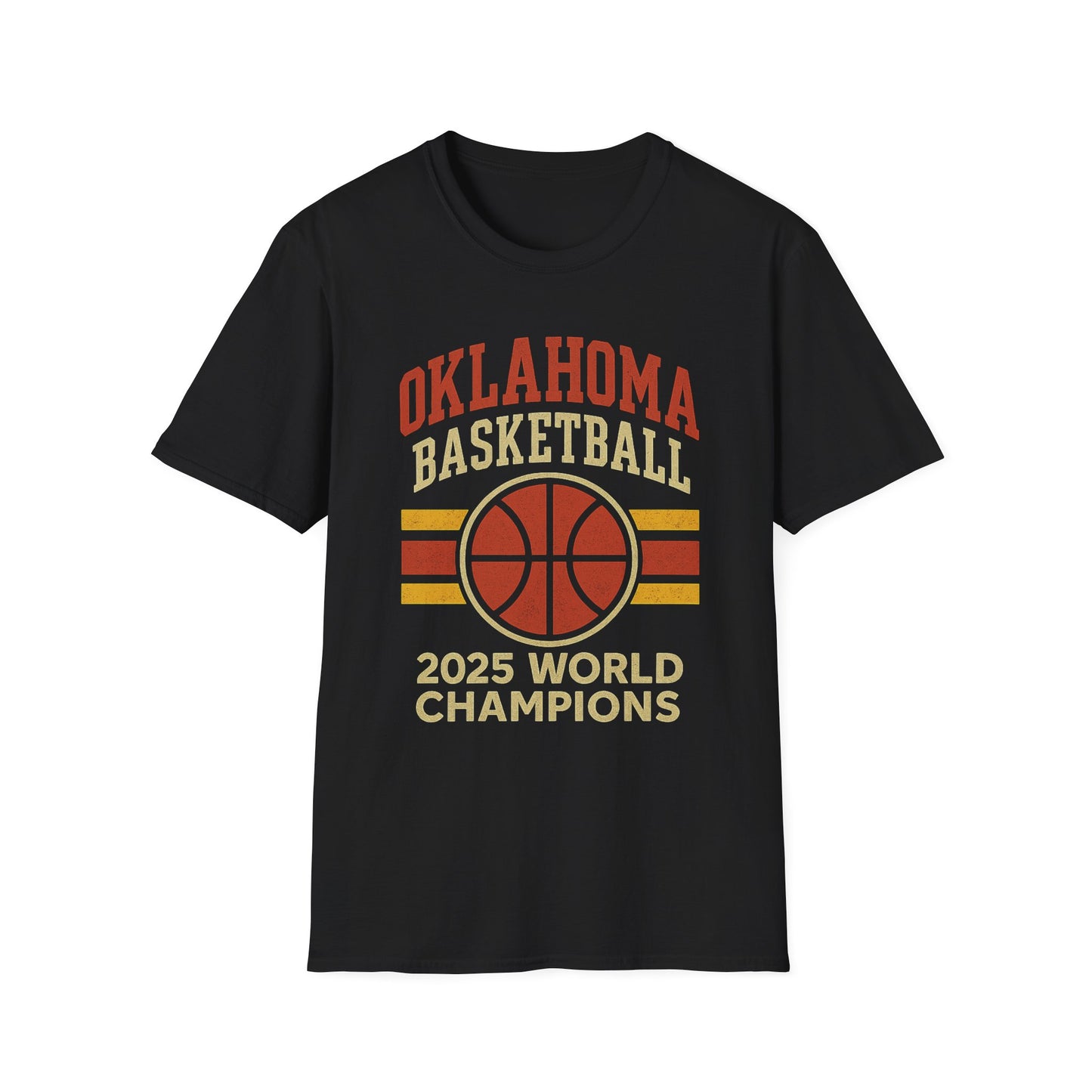 Oklahoma Basketball Shirt | 2025 Champs Tee | Retro Basketball T-Shirt | Oklahoma Sports Fan Gift | Vintage Championship Shirt