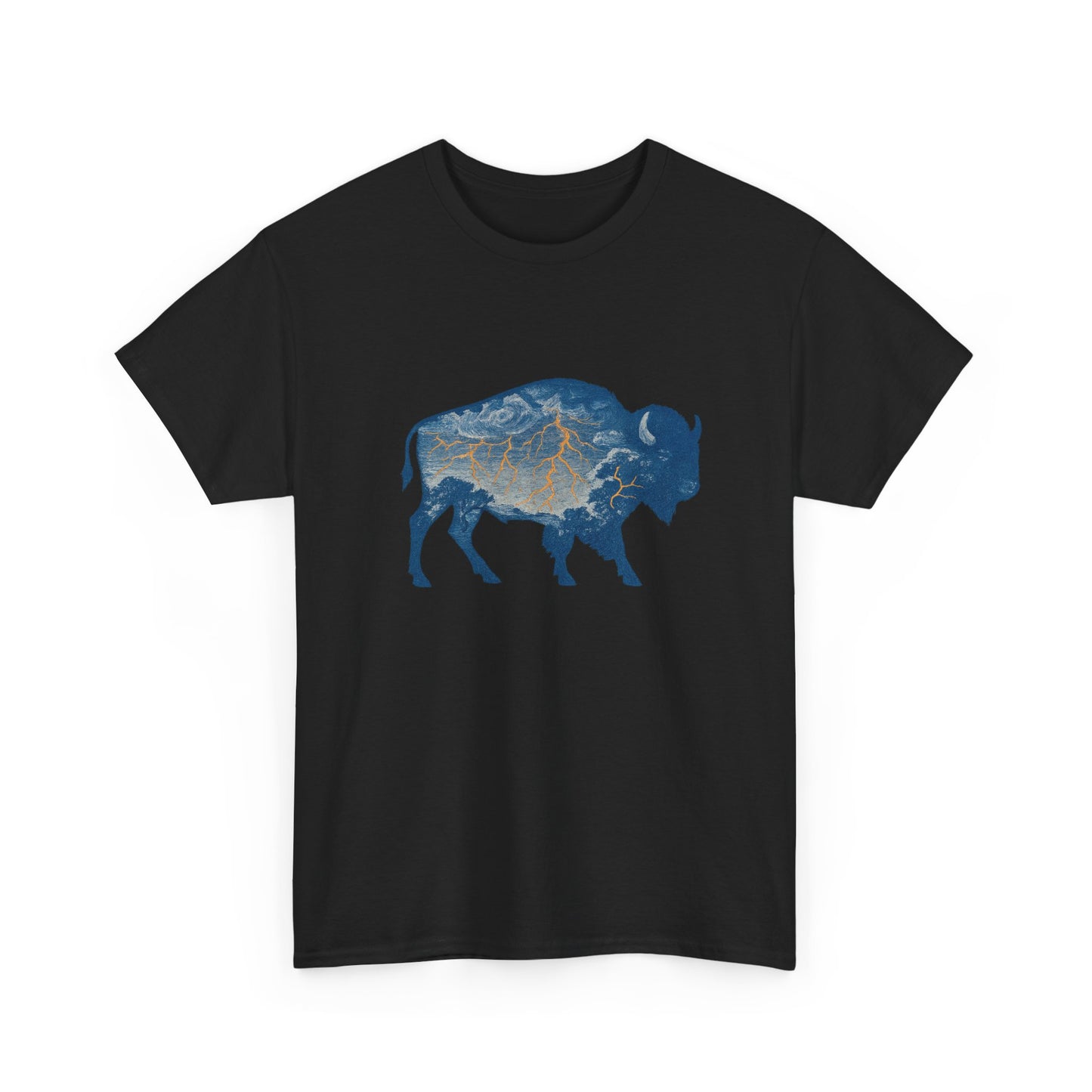 Thunder Bison Lightning T-Shirt | Oklahoma City Basketball Inspired Tee | OKC Game Day Shirt