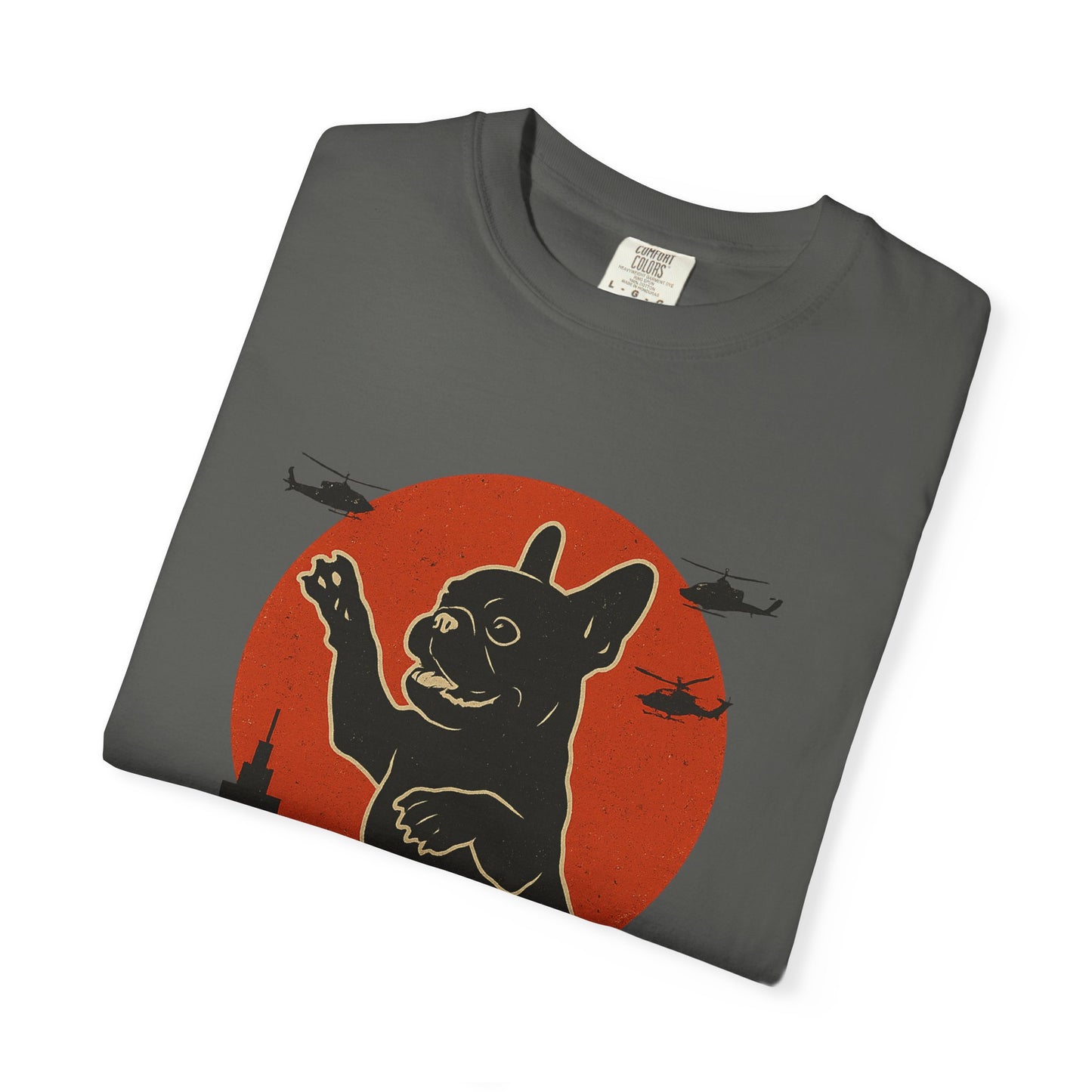 French Bulldogzilla T-shirt | Retro Japanese Frenchie Tee | Funny Inspired Dog Lover Gift | Unisex t-shirt