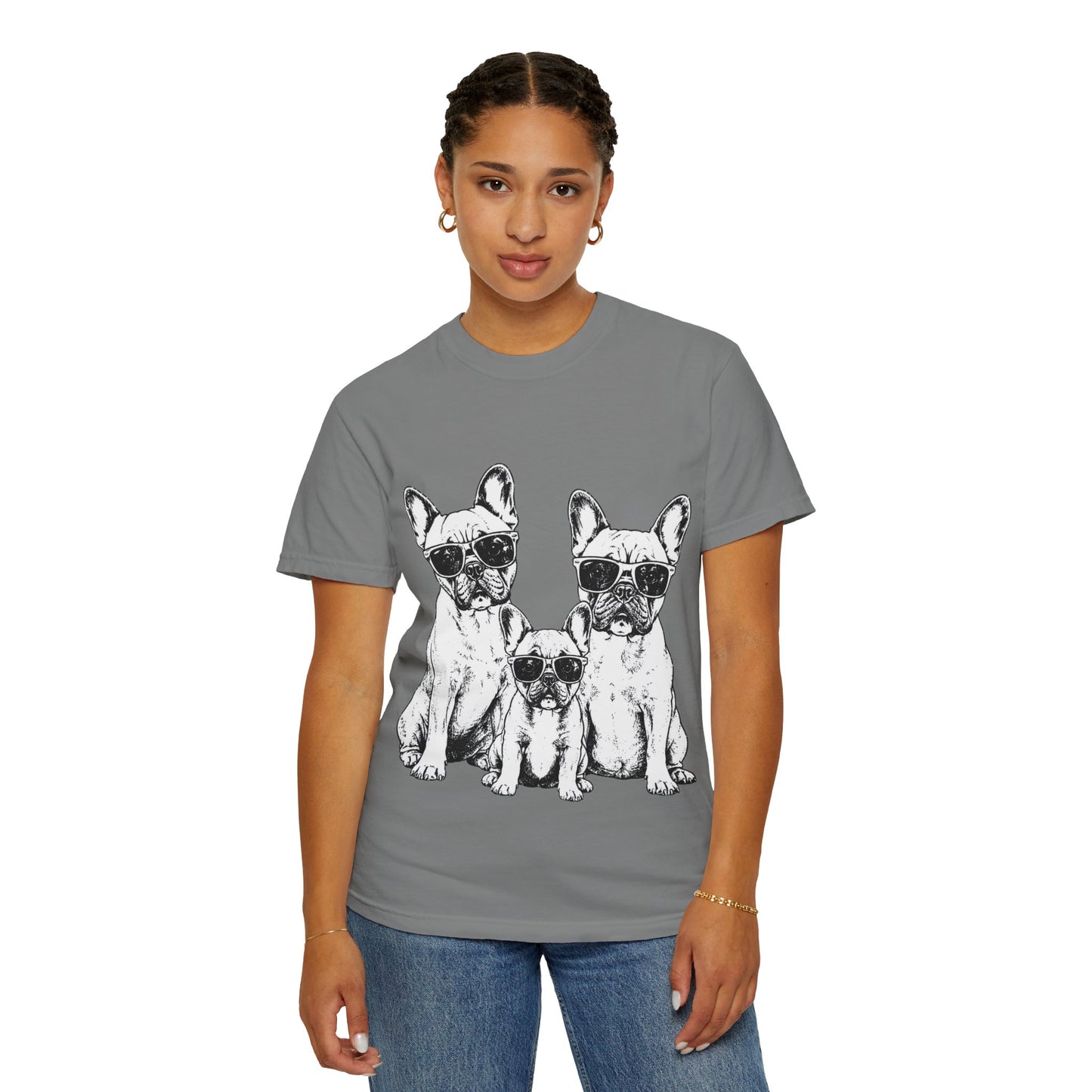 French Bulldog Family Shirt, Frenchie Family Tee, Cool French Bulldogs Sunglasses Shirt, Dog Mom Gift, Dog Dad Gift, Frenchie Lover Shirt, Cute Dog Graphic Tee