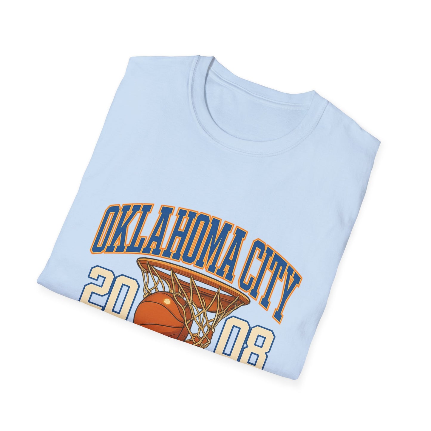 Oklahoma City Basketball T-Shirt | 2008 Retro Sports Tee | OKC Fan Shirt | Vintage Style Basketball Graphic | Local Pride Gift | Game Day Tee