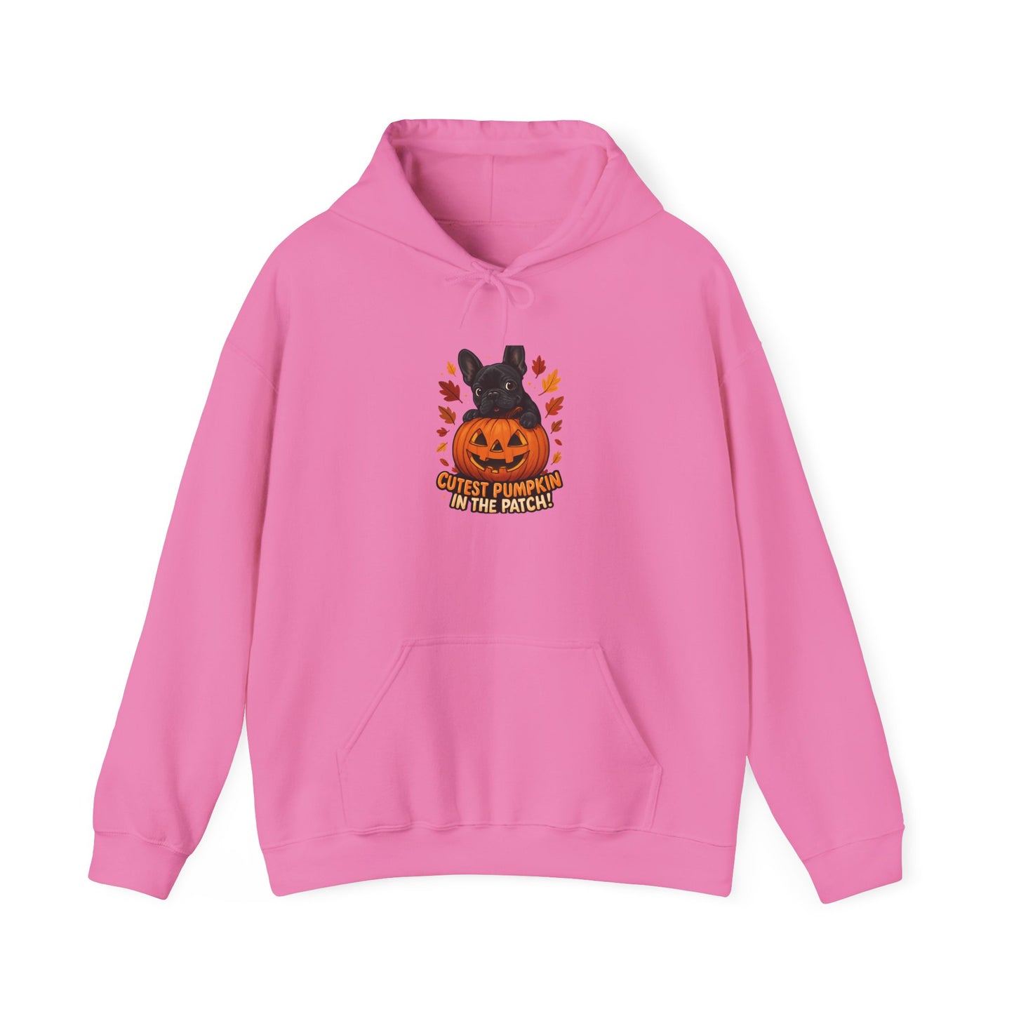 Cutest Pumpkin in the Patch Hoodie | Frenchie Fall Sweatshirt | Halloween Dog Lover Gift | Cozy French Bulldog Pumpkin Patch Hoodie