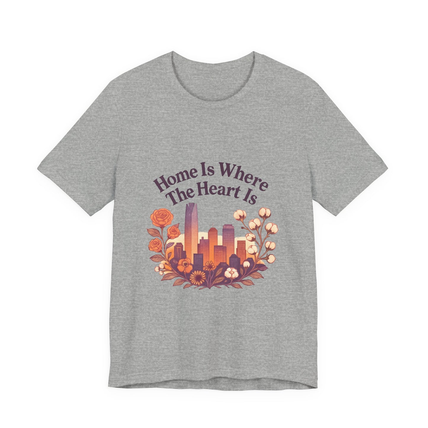 Home Is Where the Heart Is Oklahoma City Shirt | OKC Pride Tee | Oklahoma City Love