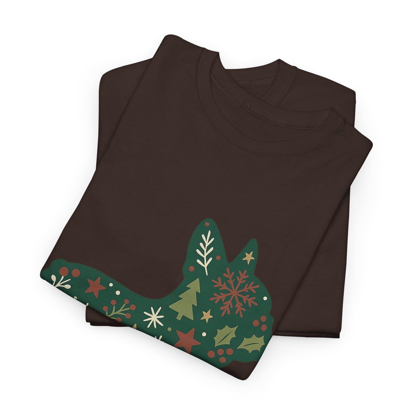 Christmas Frenchie Sweatshirt | Holiday French Bulldog Silhouette | Festive Dog Lover Gift | Cute Winter Frenchie Apparel