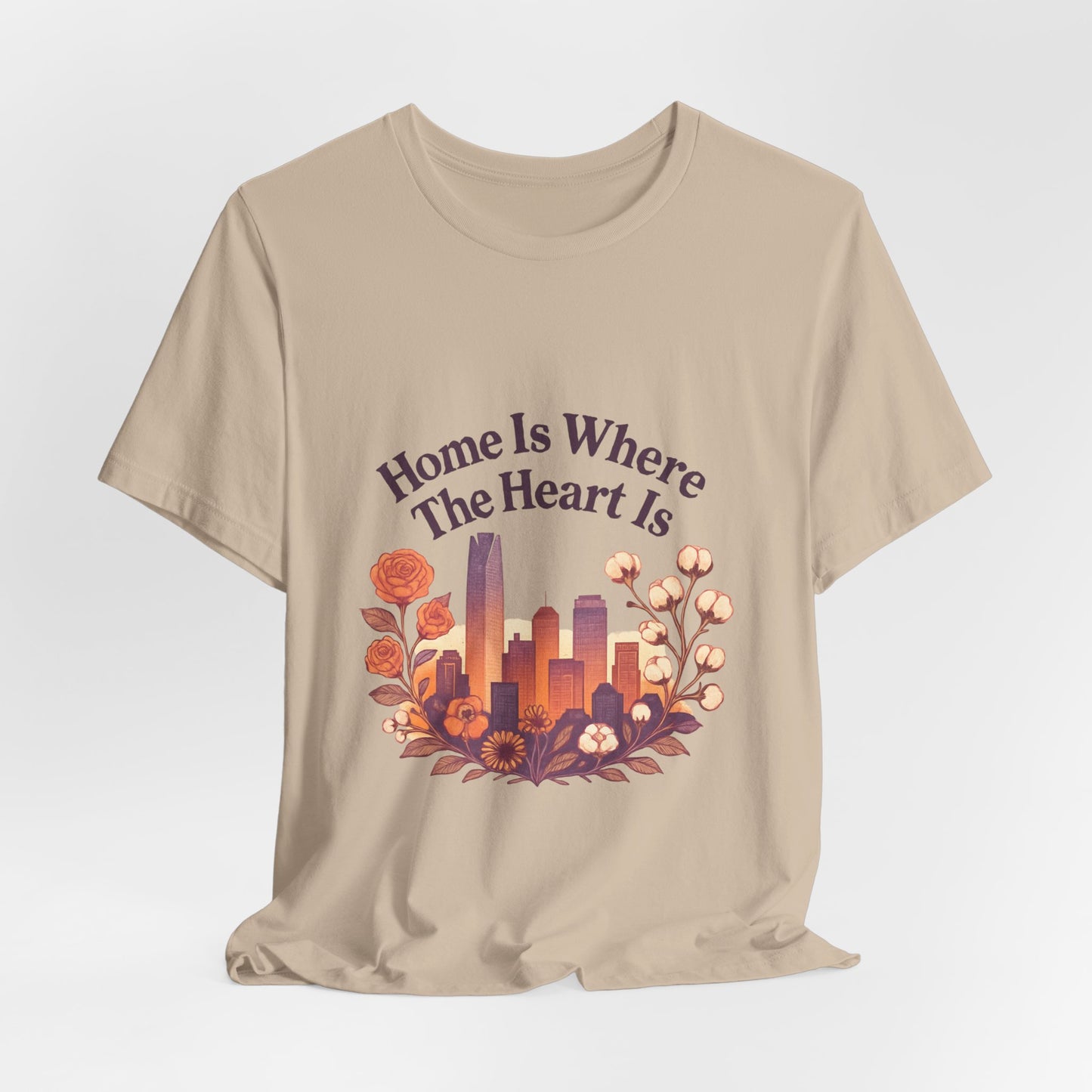 Home Is Where the Heart Is Oklahoma City Shirt | OKC Pride Tee | Oklahoma City Love