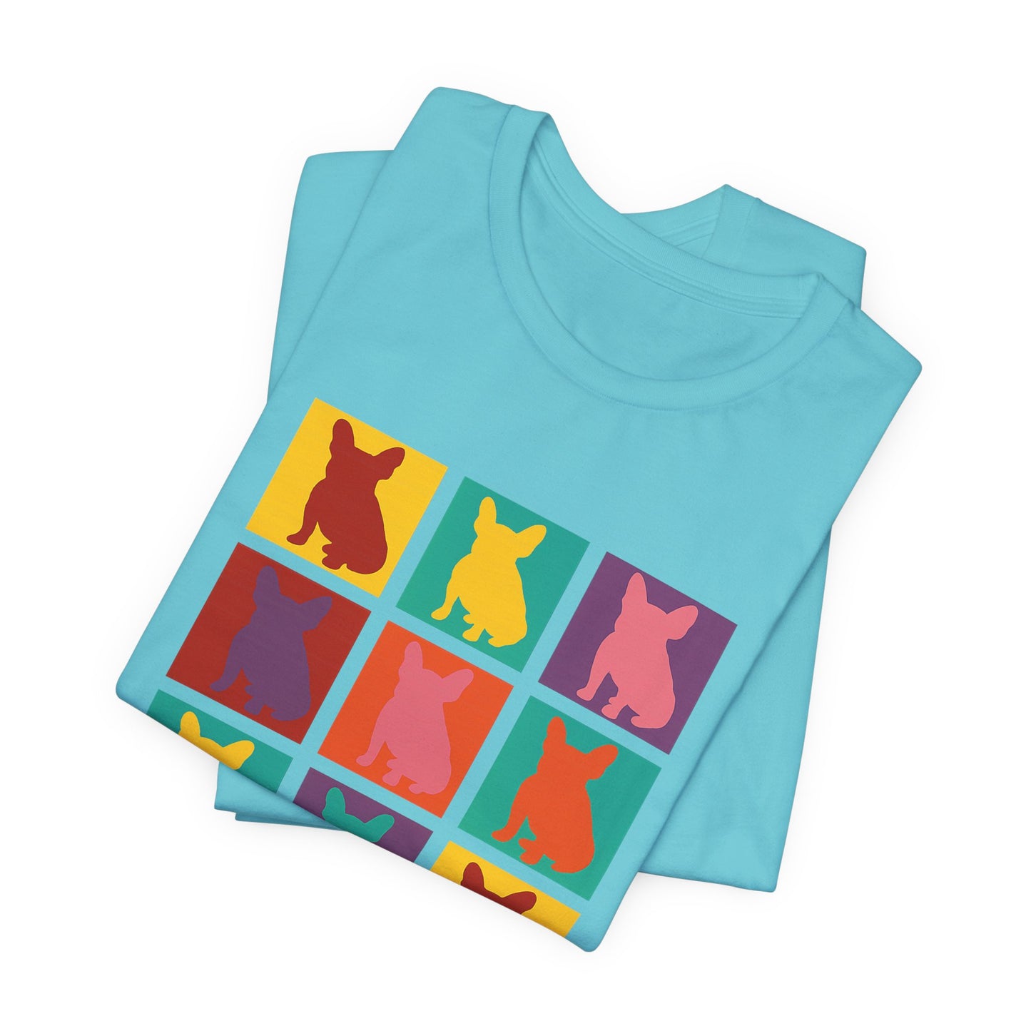 In My Frenchie Era T-Shirt | Andy Warhol Pop Art French Bulldog Tee | Retro Colorful Dog Lover Shirt | Cute Frenchie Graphic Gift