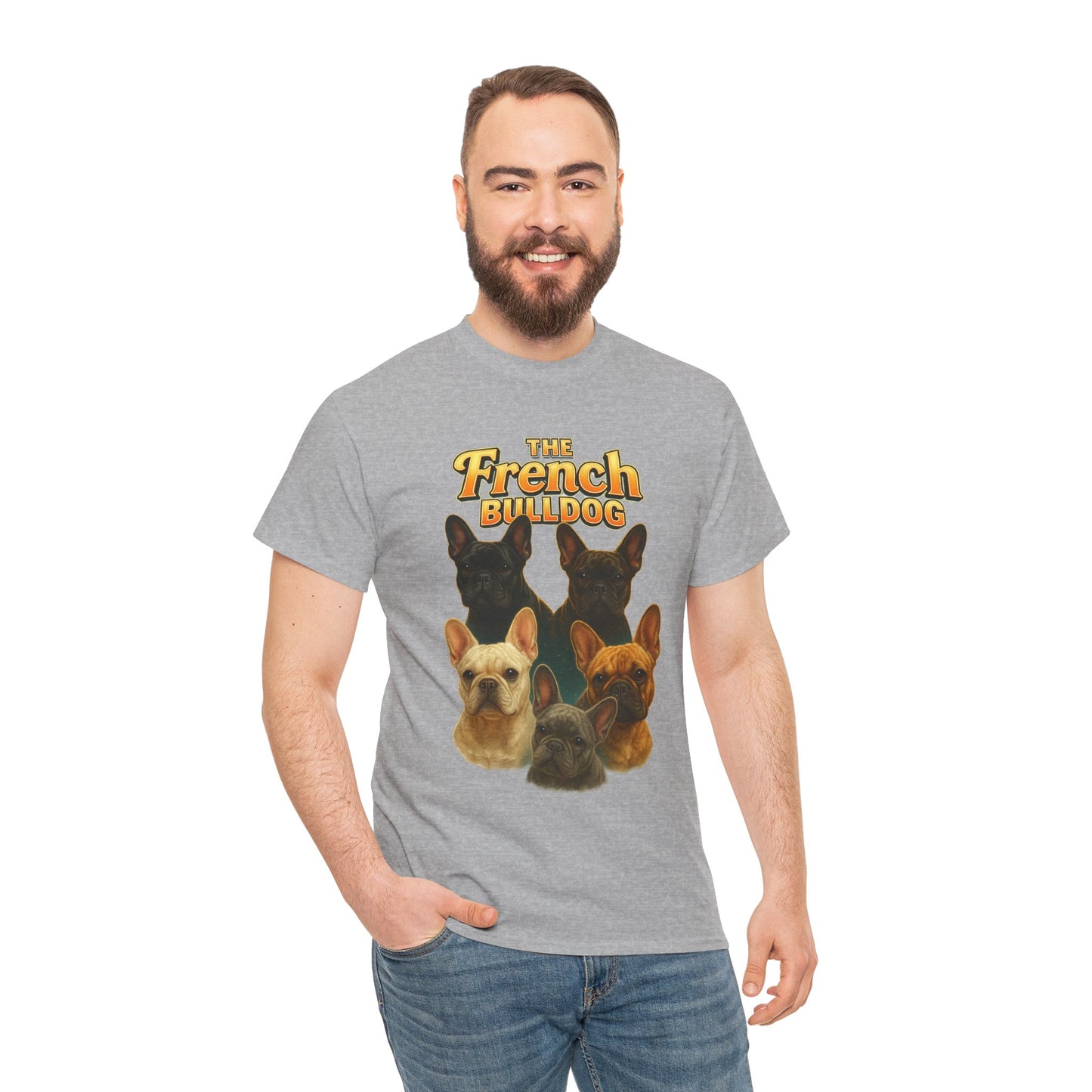The French Bulldog Vintage Tee | Retro Frenchie Shirt | Dog Lover Gift | 90s Style Graphic T-Shirt | Cute French Bulldog Owner Apparel