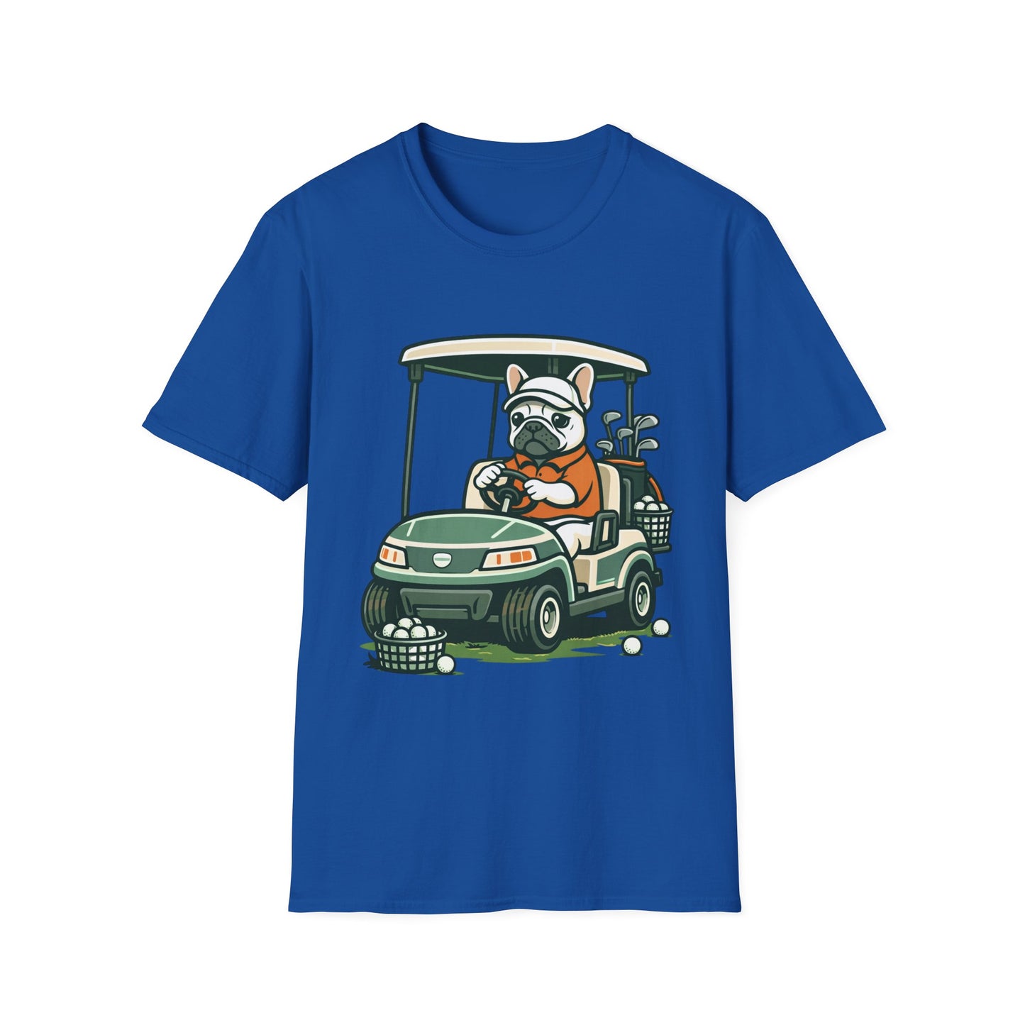 French Bulldog Golf Cart Shirt, Funny Golf Frenchie Tee, Golf Lover Gift, Frenchie Golfer T-Shirt, Golf Cart Dog Shirt, Golf Dad Gift, Cute French Bulldog Apparel