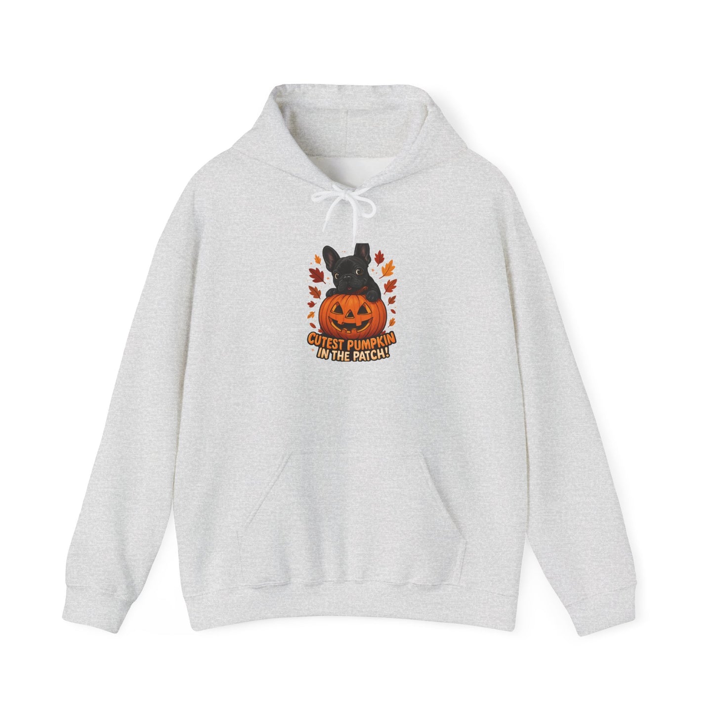 Cutest Pumpkin in the Patch Hoodie | Frenchie Fall Sweatshirt | Halloween Dog Lover Gift | Cozy French Bulldog Pumpkin Patch Hoodie