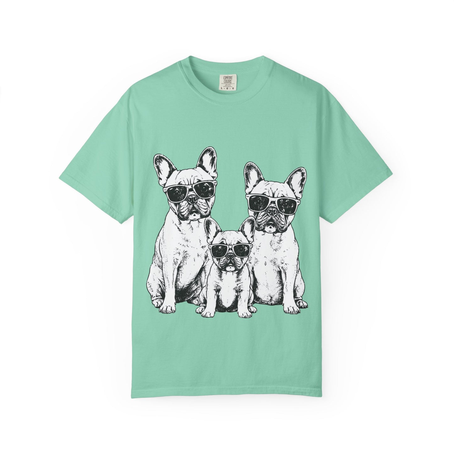 French Bulldog Family Shirt, Frenchie Family Tee, Cool French Bulldogs Sunglasses Shirt, Dog Mom Gift, Dog Dad Gift, Frenchie Lover Shirt, Cute Dog Graphic Tee