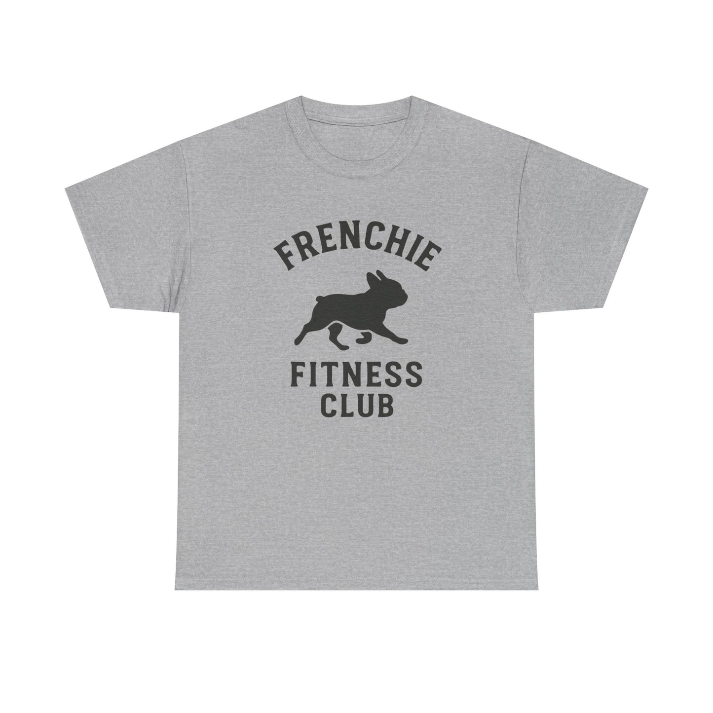 Frenchie Fitness Club T-Shirt | Funny French Bulldog Gym Tee | Dog Lover Workout Shirt | Frenchie Mom Gift | Cute Fitness Dog Graphic Tee