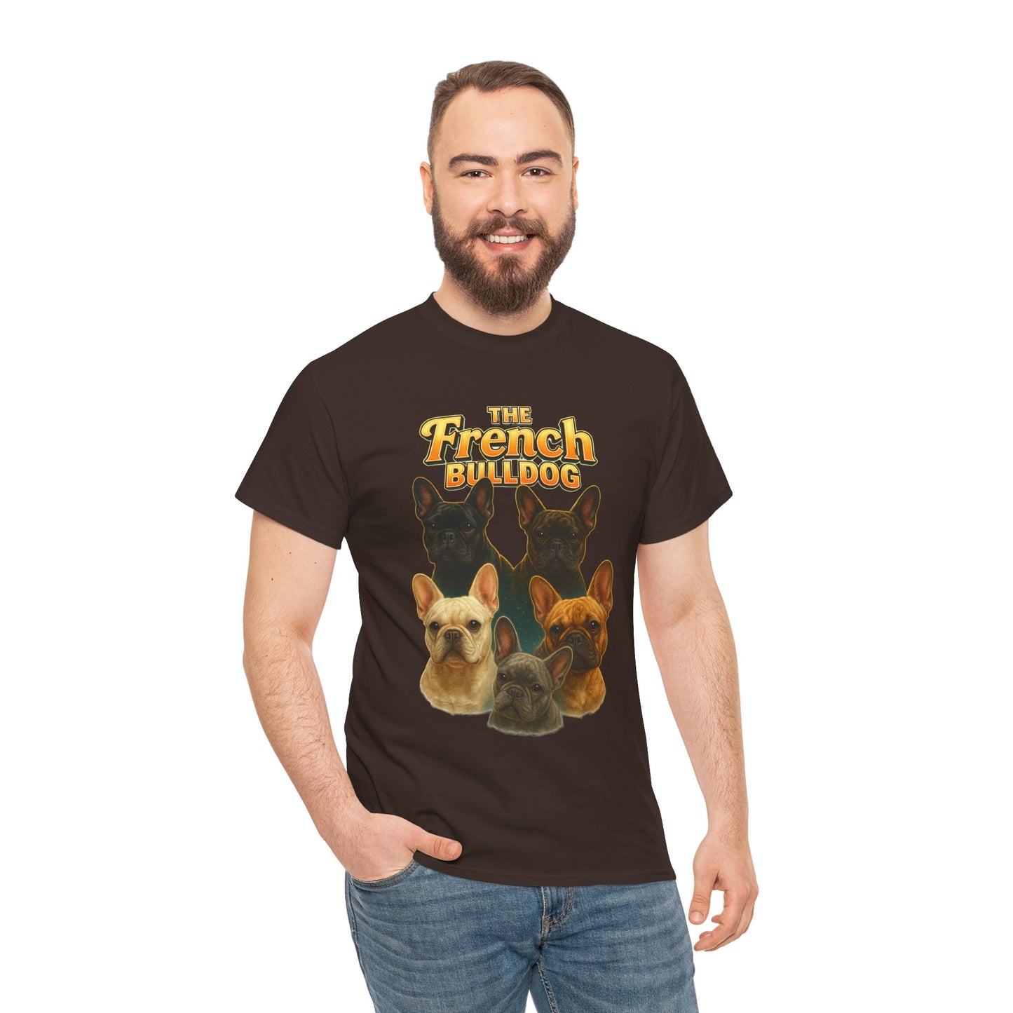 The French Bulldog Vintage Tee | Retro Frenchie Shirt | Dog Lover Gift | 90s Style Graphic T-Shirt | Cute French Bulldog Owner Apparel