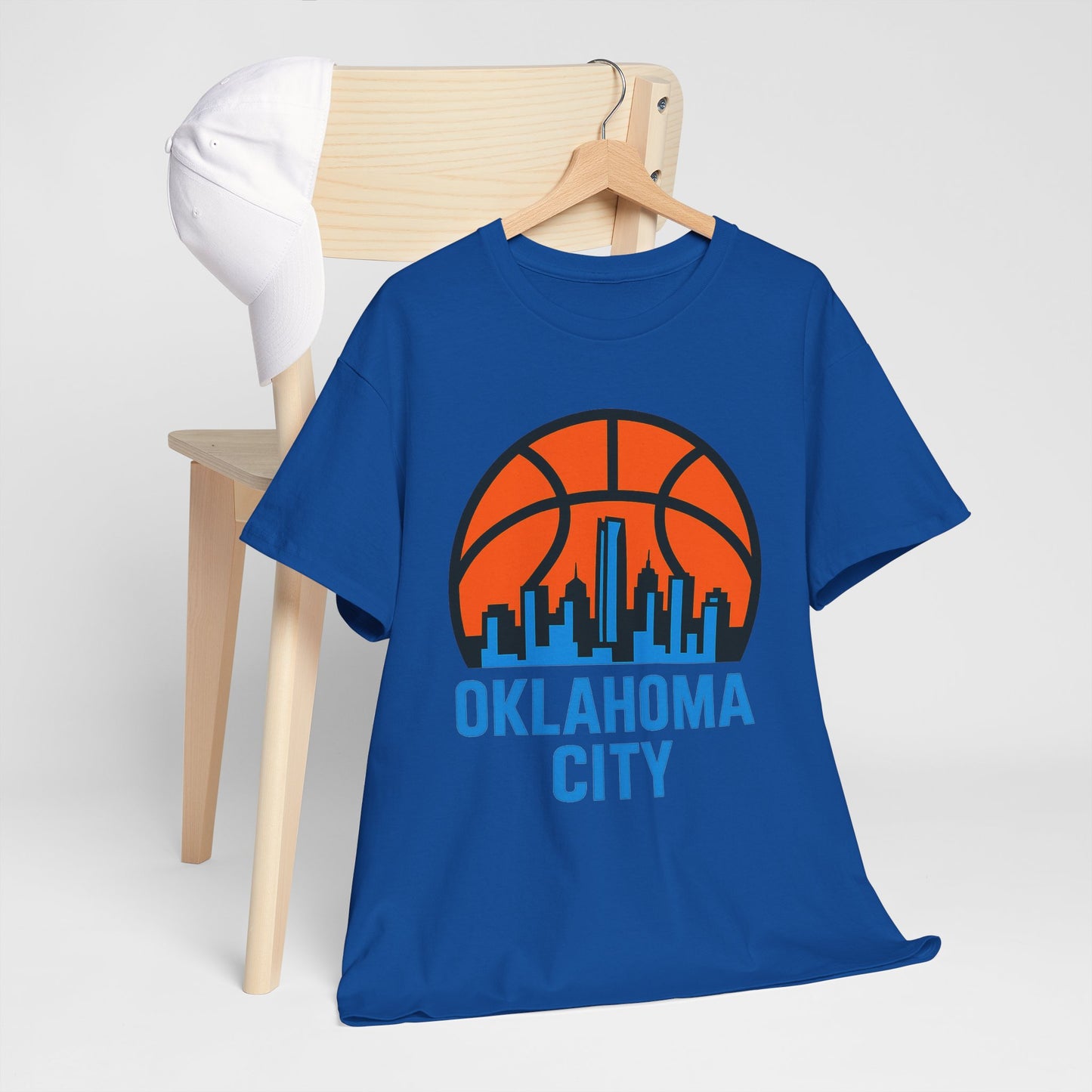 Oklahoma City Basketball Skyline T-Shirt