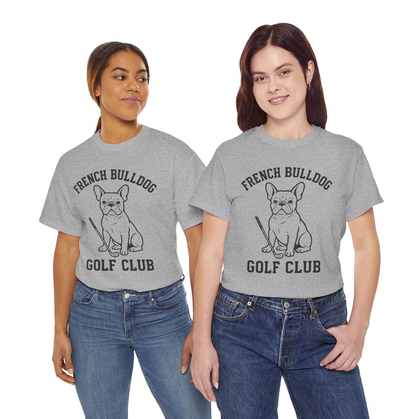 French Bulldog Golf Club Shirt | Frenchie Golf Tee | Frenchie Lover Gift | Dog Dad Golf Shirt | Dog Mom Golf Apparel | Retro Line Art Bulldog Tee
