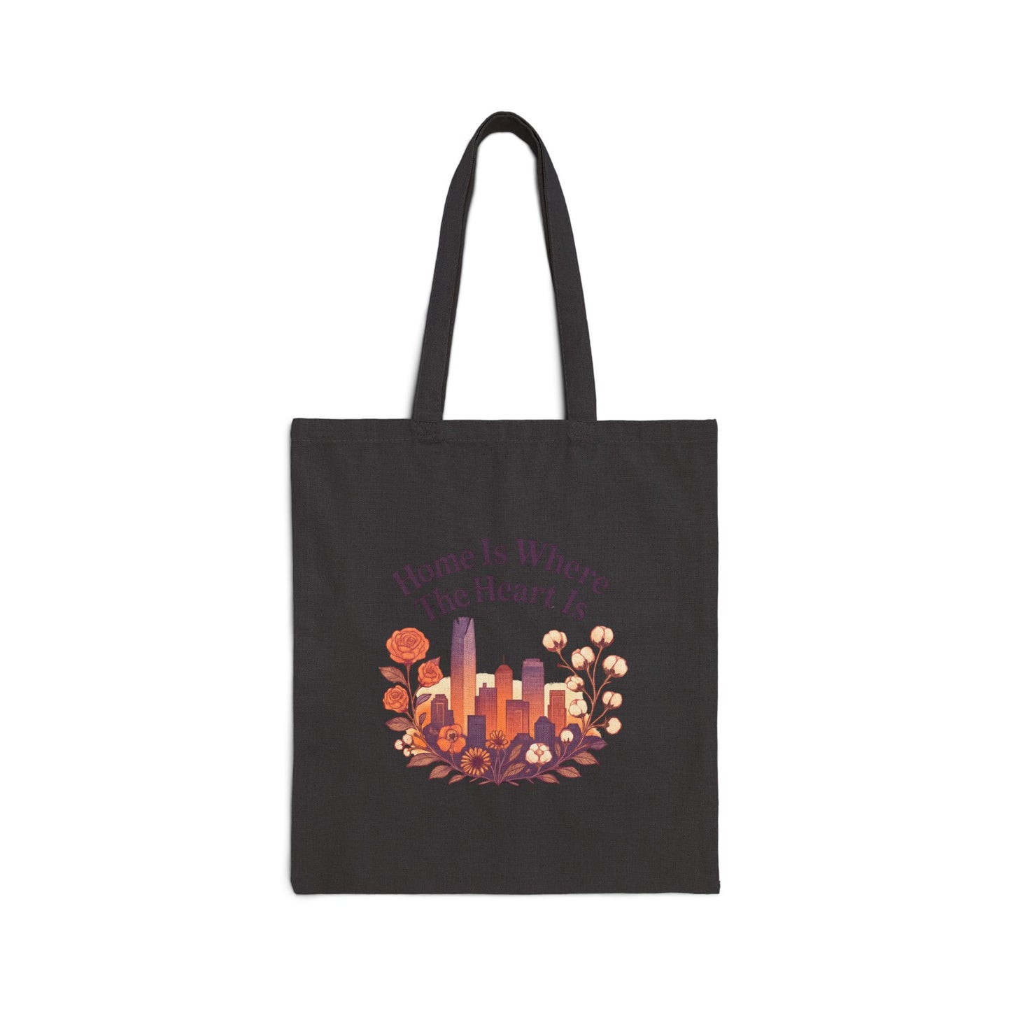 Home Is Where the Heart Is Oklahoma City Bag | Oklahoma Pride Gift | OKC Home Bag