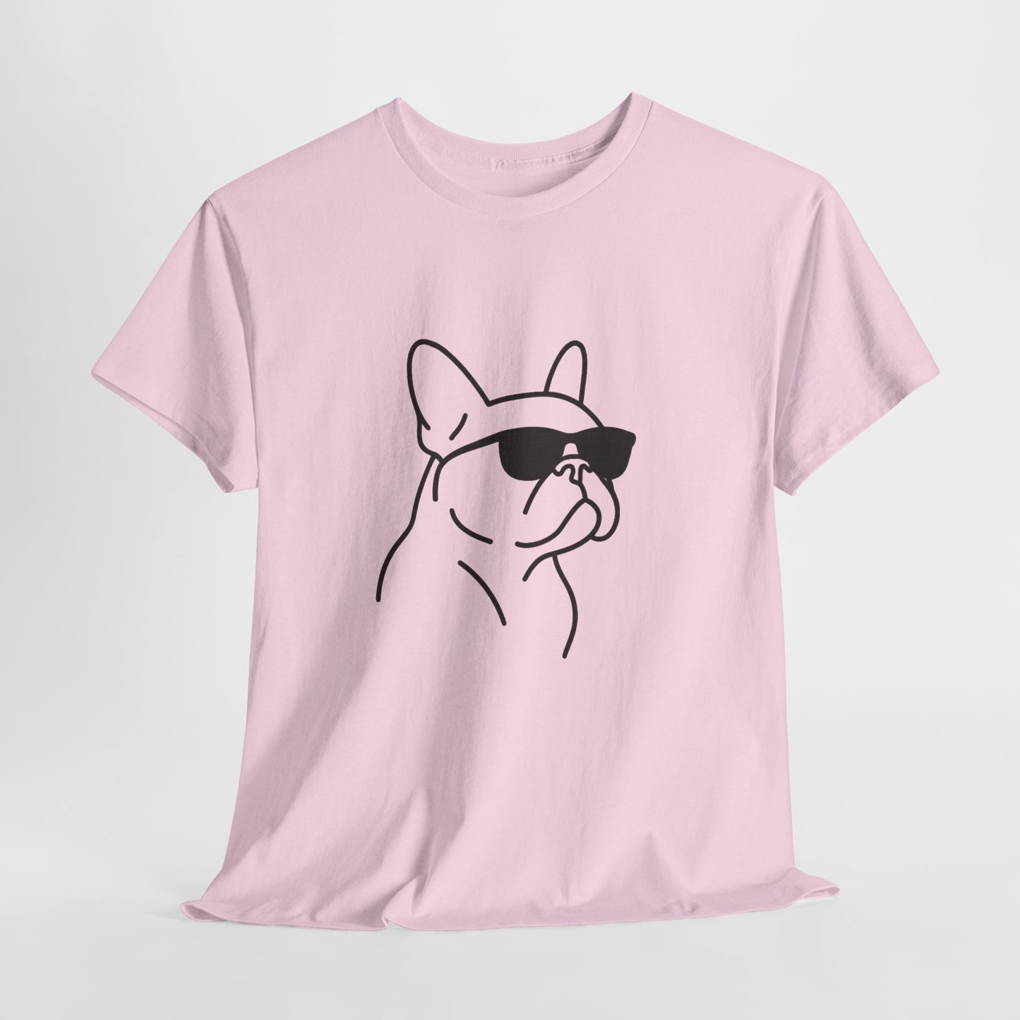 Cool Frenchie Line Art T-Shirt | Minimalist French Bulldog Tee | Dog Lover Gift | Frenchie Mom Shirt | Cute Pet Outline Graphic Tee