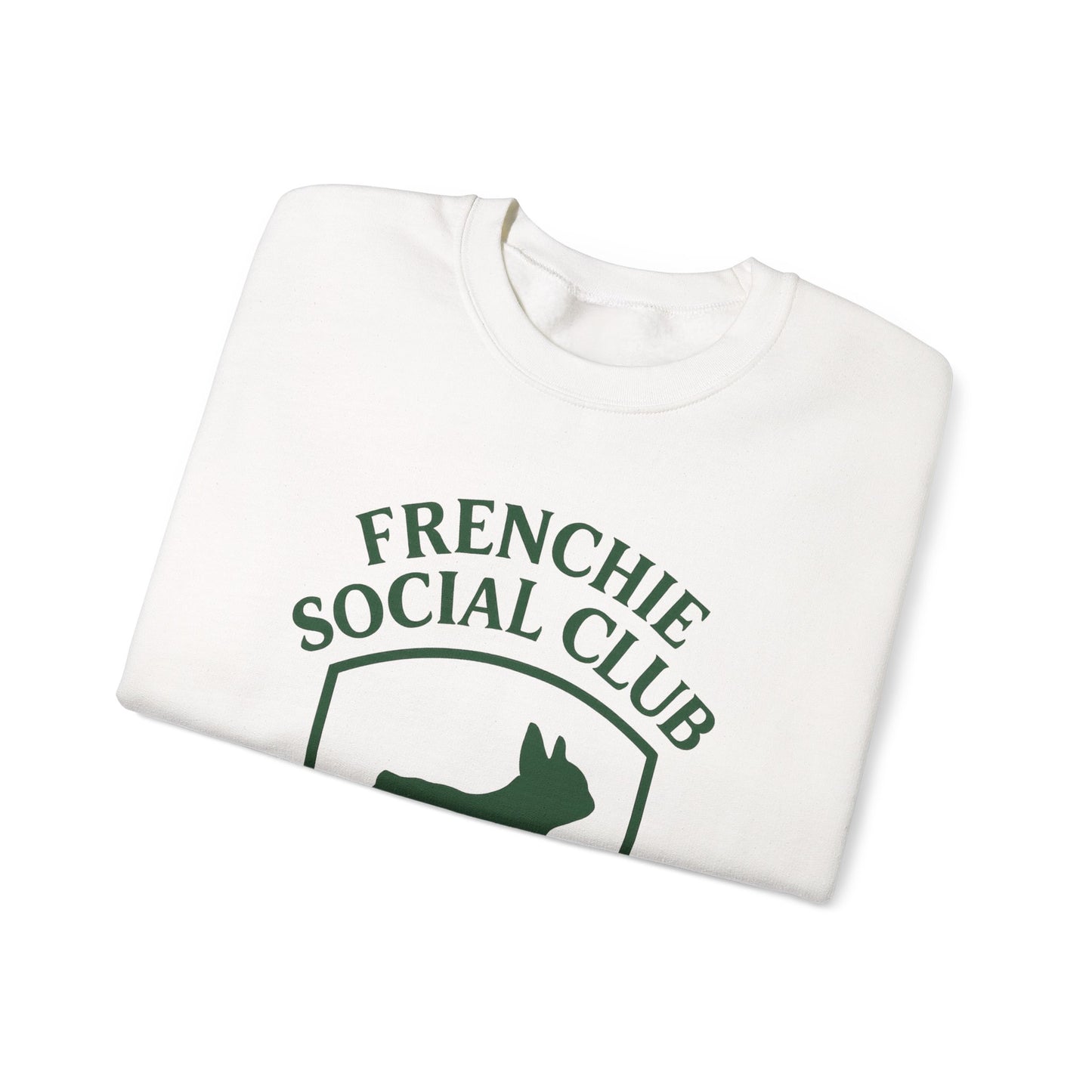 French Bulldog Club Sweatshirt | Retro Frenchie Pullover | Unisex Dog Lover Crewneck | Minimal Country Club Style Frenchie Sweater