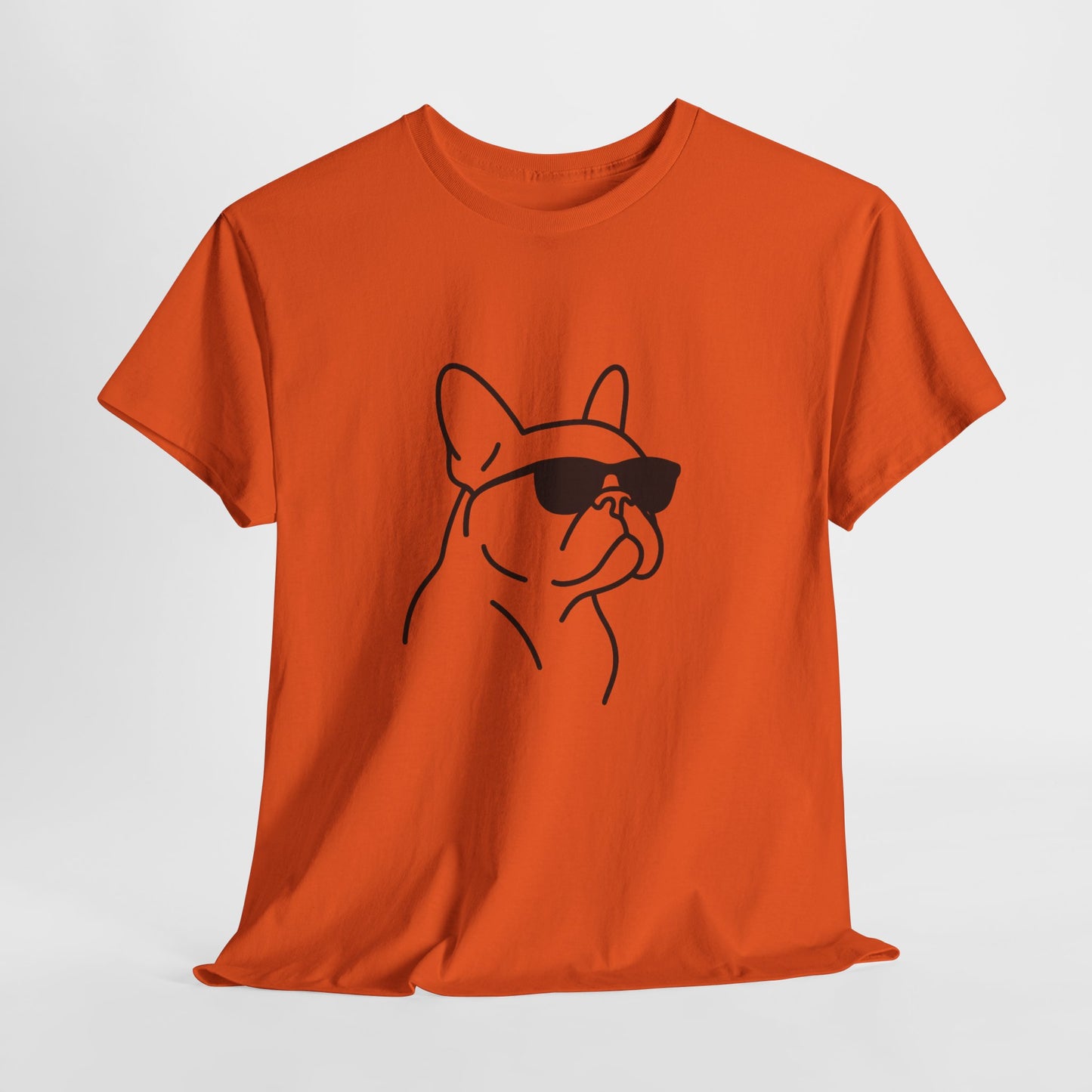 Cool Frenchie Line Art T-Shirt | Minimalist French Bulldog Tee | Dog Lover Gift | Frenchie Mom Shirt | Cute Pet Outline Graphic Tee