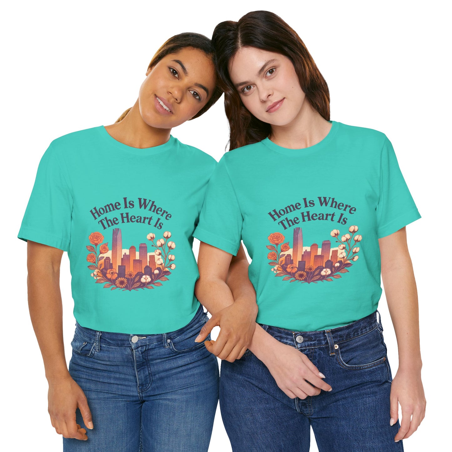 Home Is Where the Heart Is Oklahoma City Shirt | OKC Pride Tee | Oklahoma City Love