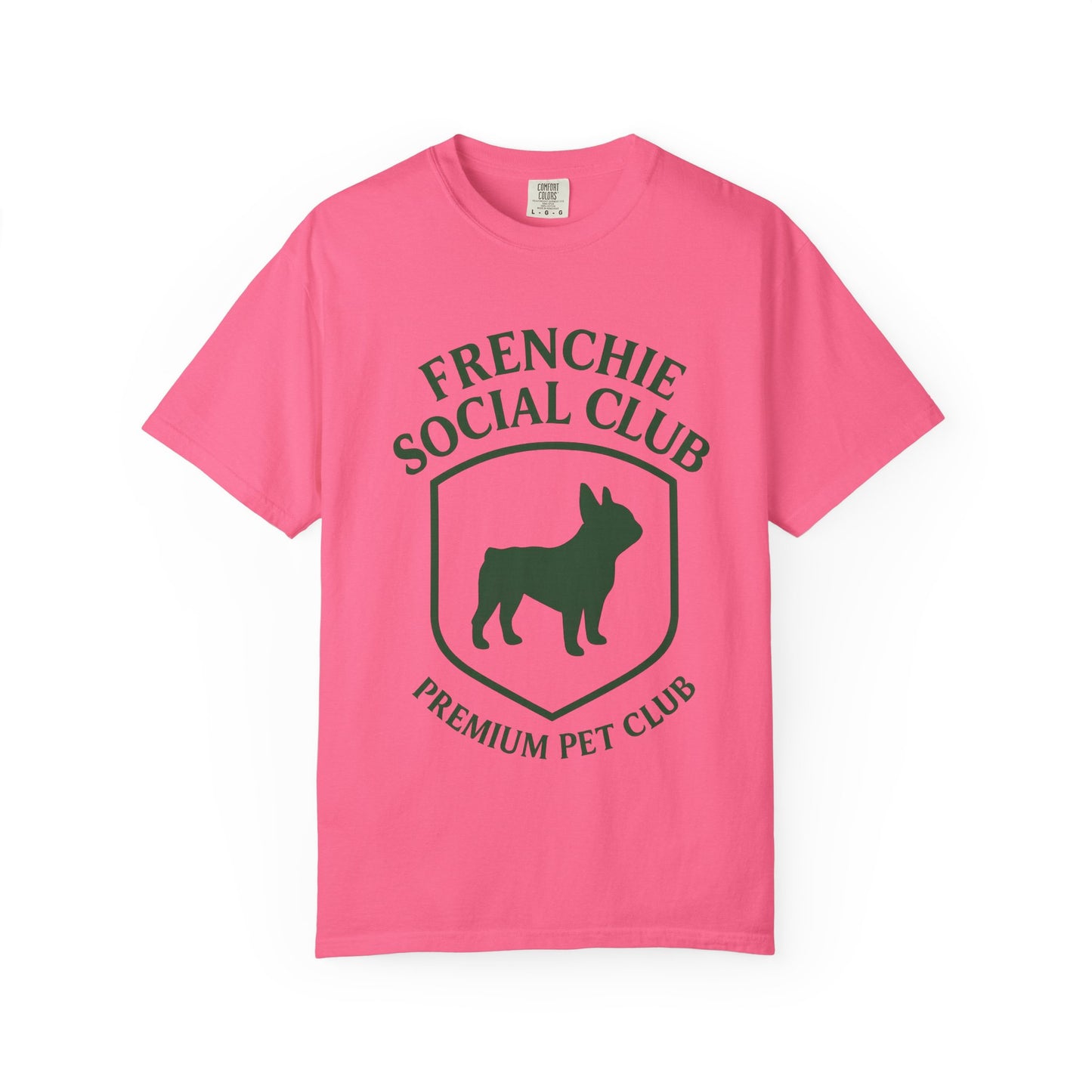 French Bulldog Club T-Shirt | Unisex Frenchie Graphic Tee | Retro Dog Lover Shirt | Minimal Country Club Style Frenchie Gift